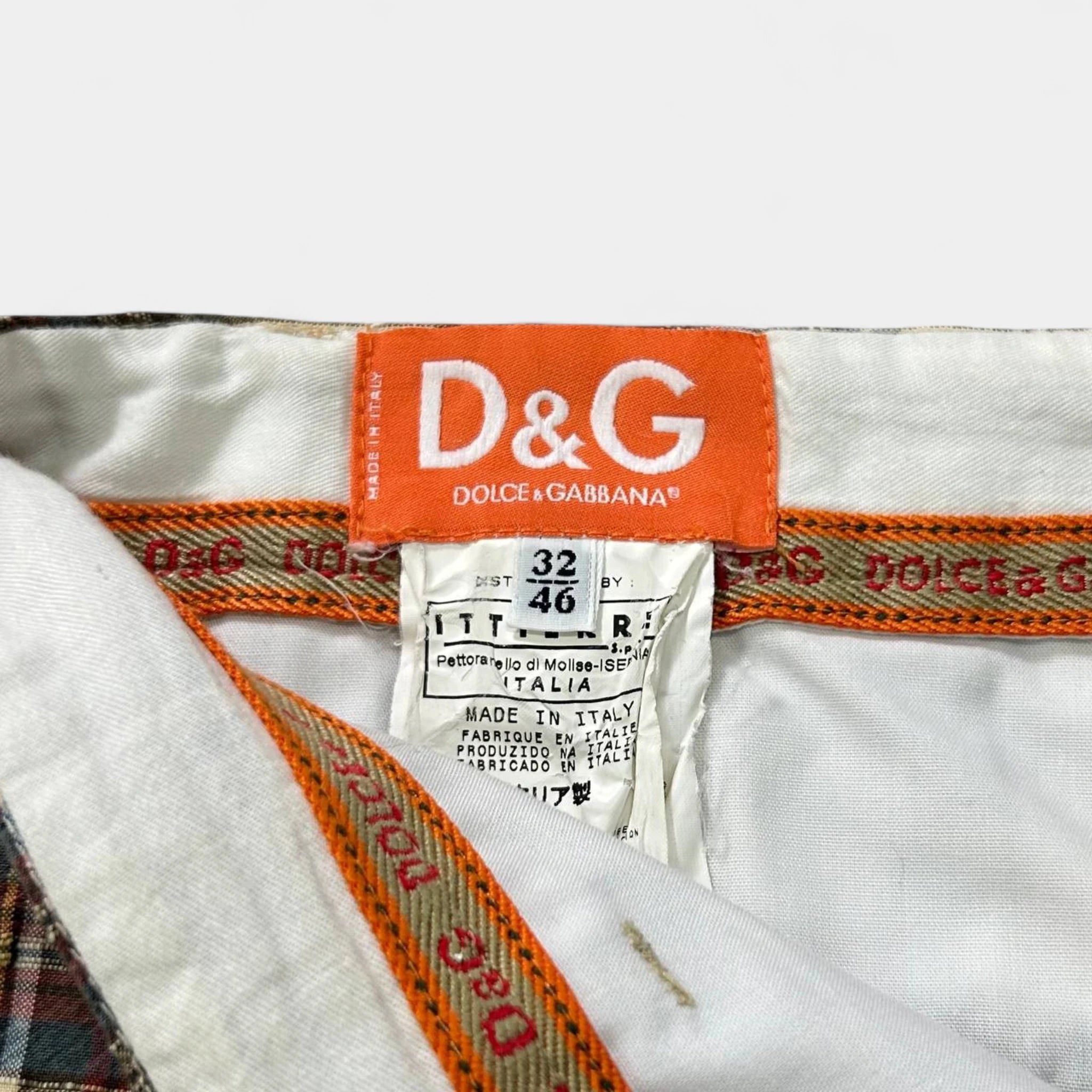 Dolce & Gabbana Dolce & Gabbana Yellow Checkered Shorts Size US 32 / EU 48 - 4 Thumbnail