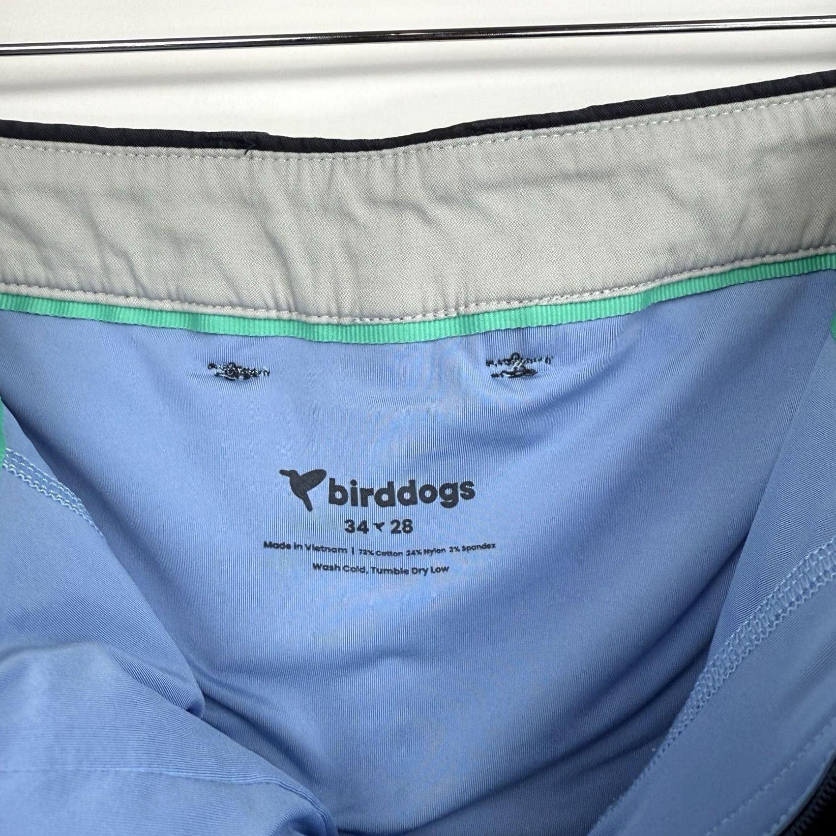 Vintage Birddogs Mens 34x28 Navy Blue Chino Lined Performance Tapered Pants 34x26 Slim Boyfriends? (adjusted) Size US 34 / EU 50 - 5 Thumbnail