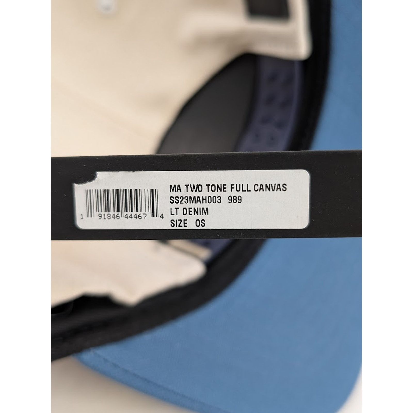 Amiri o1rshd1 Q:3 / Size: OS / MA Two Tone Canvas Hat / Cap Beige Size ONE SIZE - 9 Thumbnail