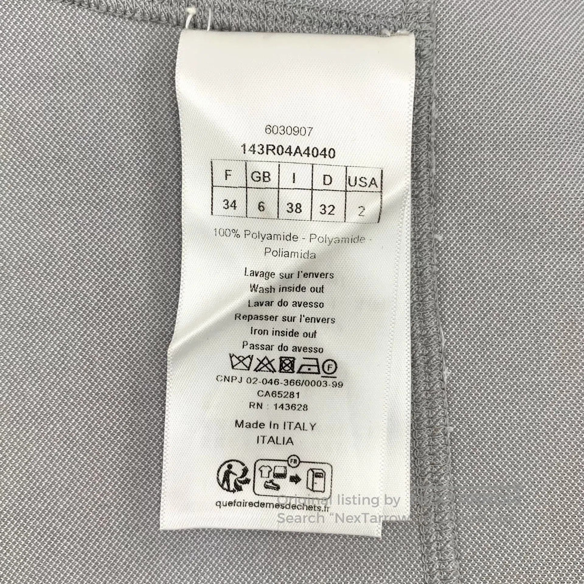 Dior dior gray logo sleeveless half-zip dress. Size M / US 6-8 / IT 42-44 - 7 Thumbnail