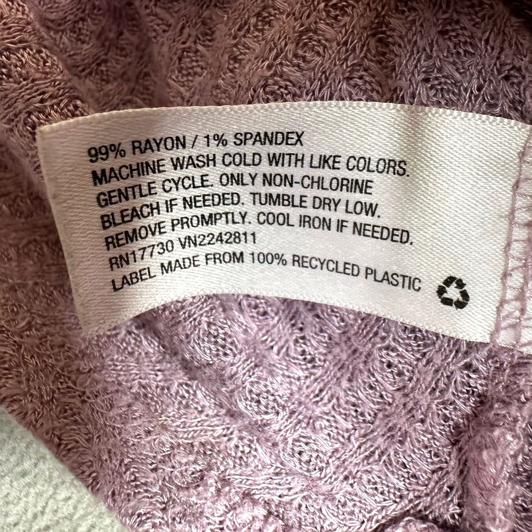 Mossimo Mossimo Sweater Womens Large Purple Knit Pullover Casual Round Neck Long Sleeve Size L / US 10 / IT 46 - 4 Thumbnail
