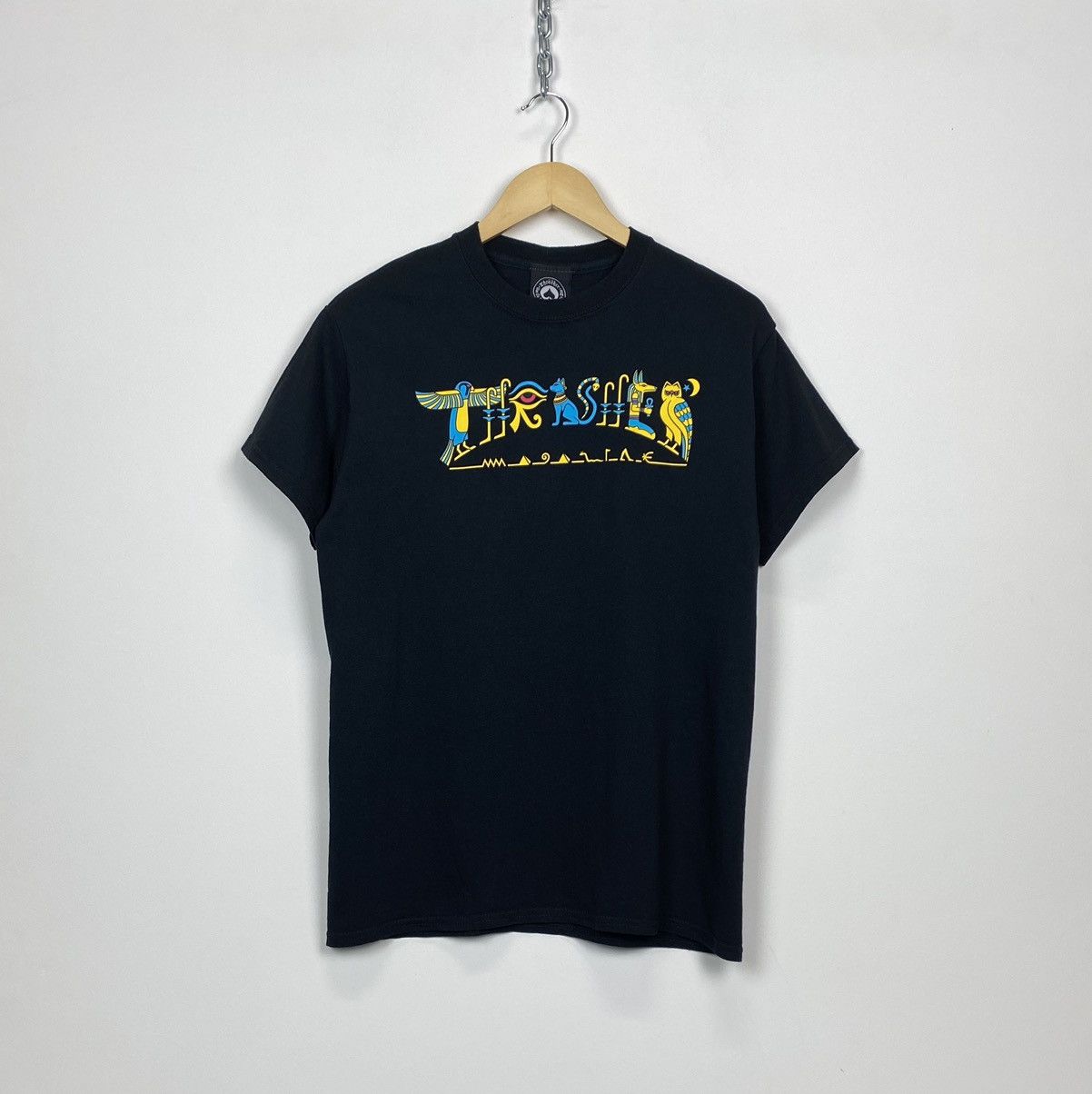 Gildan × Thrasher Thrasher Magazine Egypt Graphic T-shirt Y2K Skategang Size US M / EU 48-50 / 2 - 1 Thumbnail