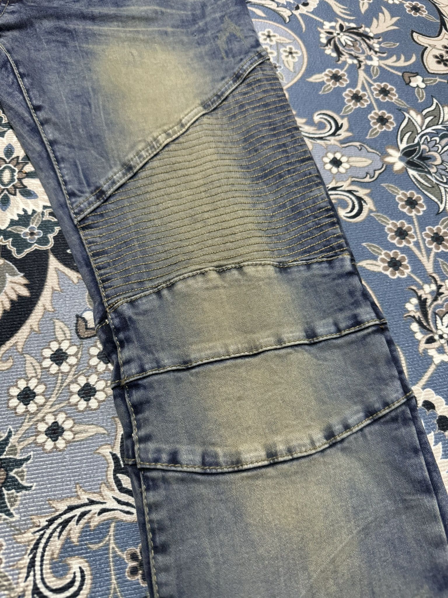 20471120 × Beauty Beast × In The Attic Biker Pants In The Attic Biker Tapered Similar to Balmain Size US 30 / EU 46 - 4 Thumbnail