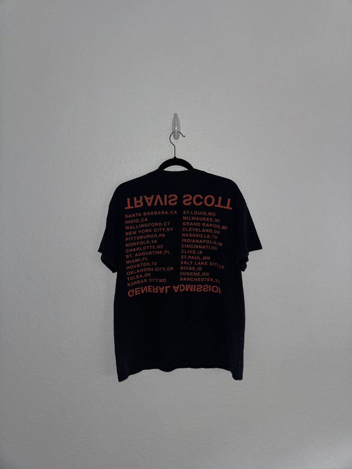Travis Scott Travis Scott Birds Tour Concert Tee Size US L / EU 52-54 / 3 - 5 Thumbnail