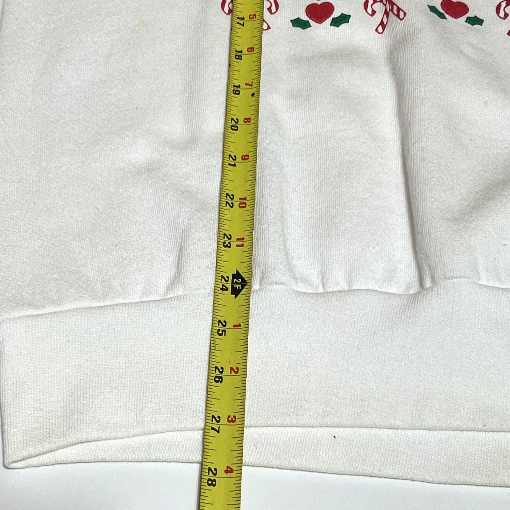 NEXT VINTAGE Grandma The Next Best Thing To Santa Sweatshirt Adult L White USA Size US L / EU 52-54 / 3 - 5 Thumbnail
