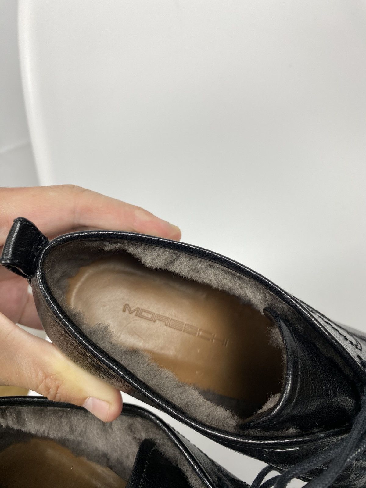 Moreschi Moreschi Leather Heel Boots Platform Fur Trim size 37 Size US 7 / IT 37 - 10 Thumbnail