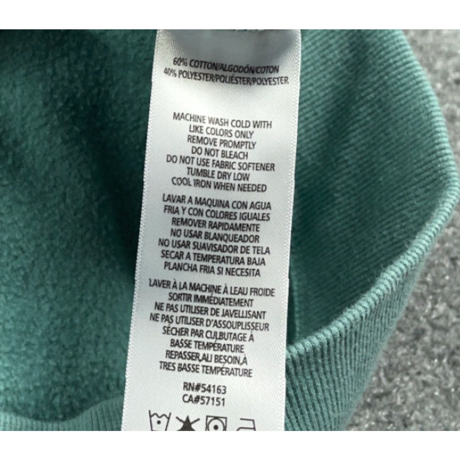 Calvin Klein Calvin Klein Hoodie Women XL Green Cropped Performance Pullover Sweatshirt Graphic Print Size XL / US 12-14 / IT 48-50 - 6 Thumbnail