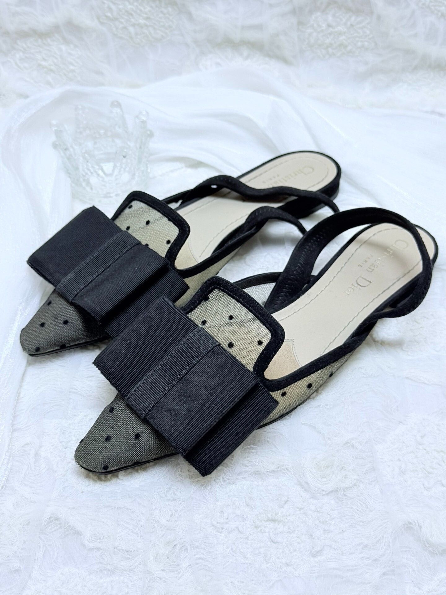 Dior Dior Black Sandals us_7 Women Size US 7 / IT 37 - 1 Thumbnail