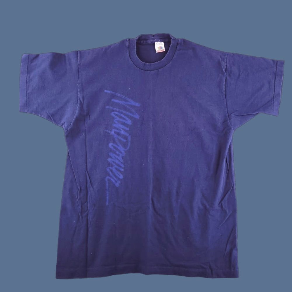 Fruit Of The Loom VINTAGE Fruit of the Loom Shirt Mens XL blue Short Sleeve Manpower USA T-Shirt Boys? Wait. Not Boys. End. Size US XL / EU 56 / 4 - 1 Thumbnail