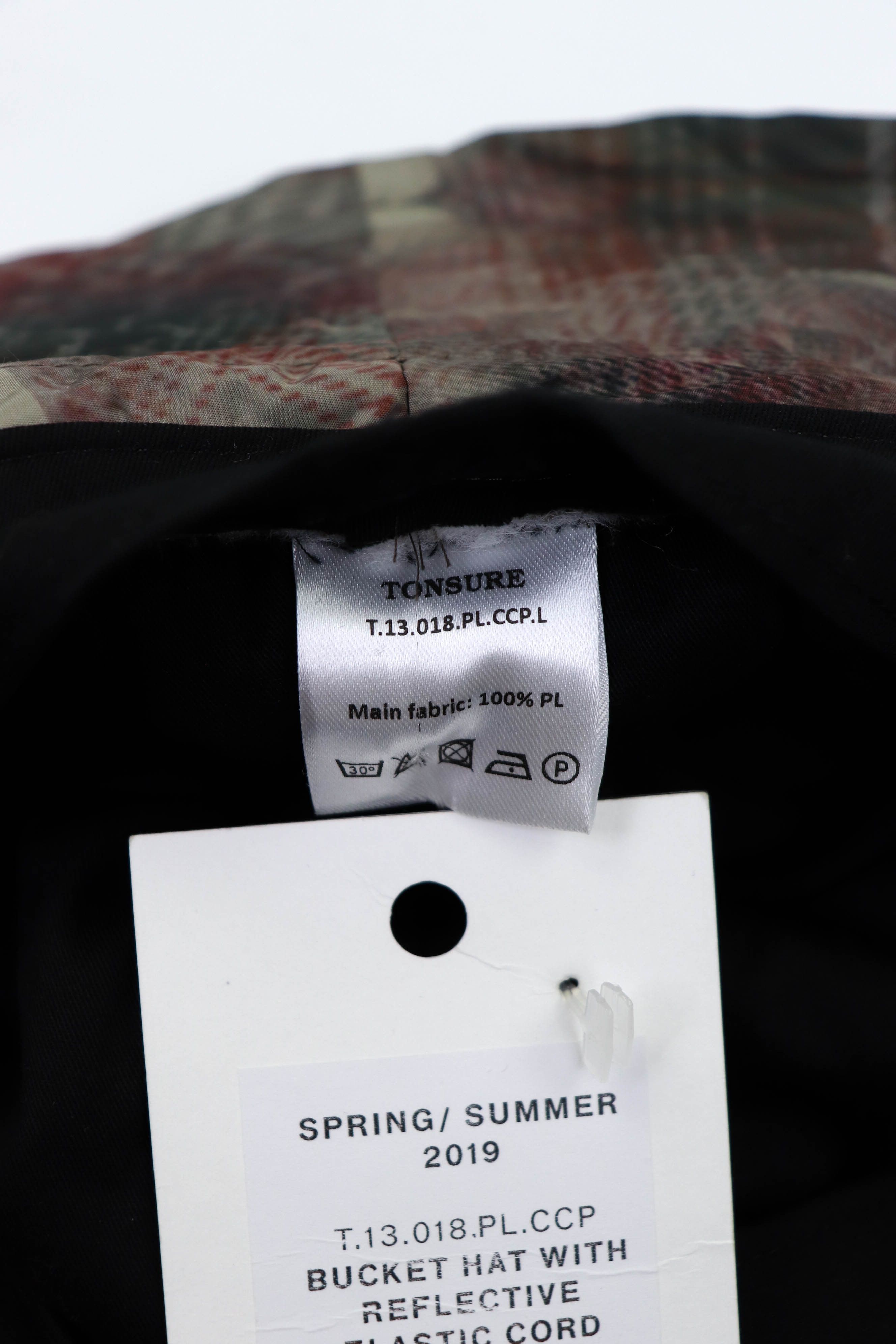 Other Tonsure Pre S/S 2019 Crunched Check Print Bucket Hat Size ONE SIZE - 17 Thumbnail