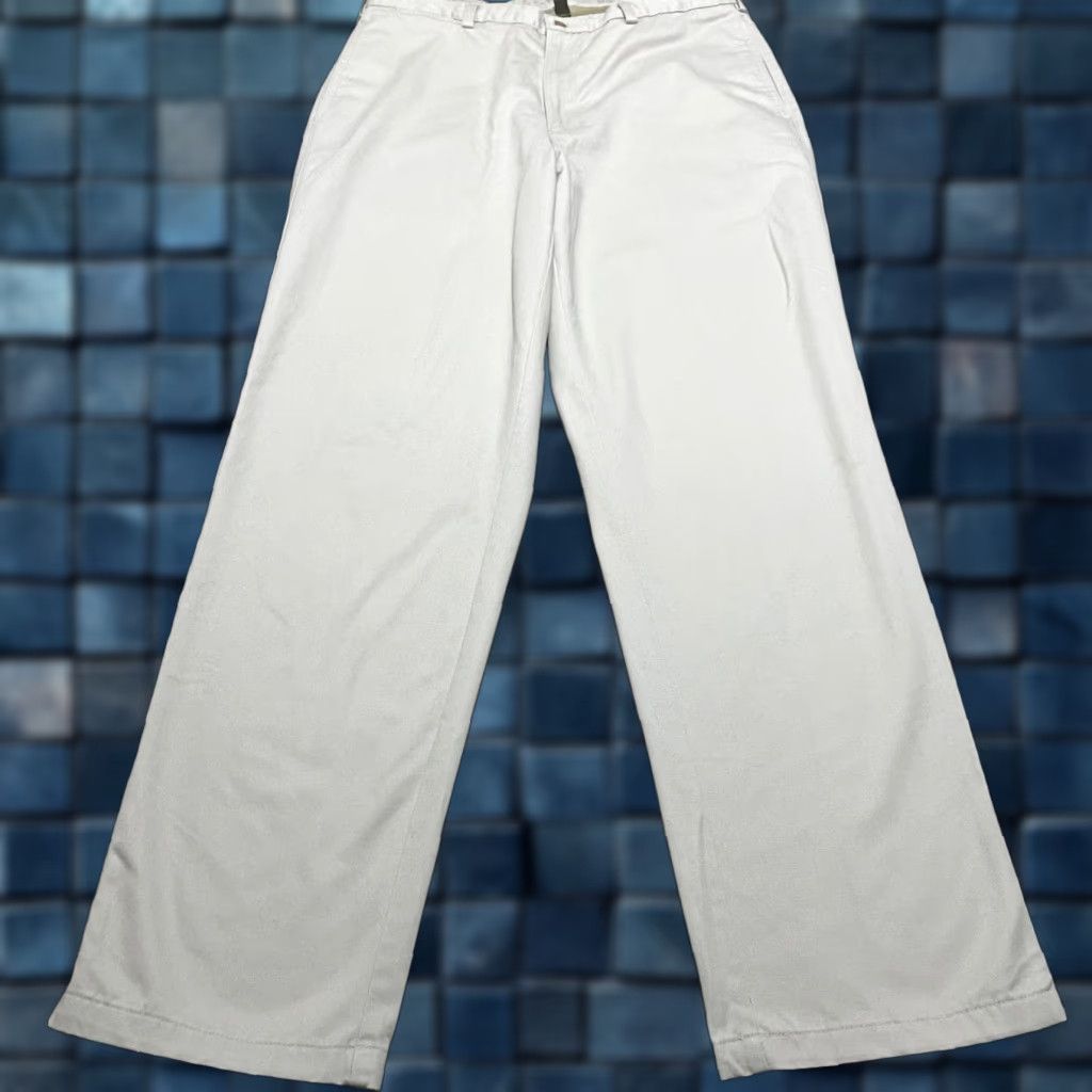 Vintage Cabela's Pants Mens 36x34 Beige Straight Chino Casual Business Khaki Pockets Cargo Flat Front Regular Rise Mid 10-12 in Denim? Size US 36 / EU 52 - 1 Thumbnail