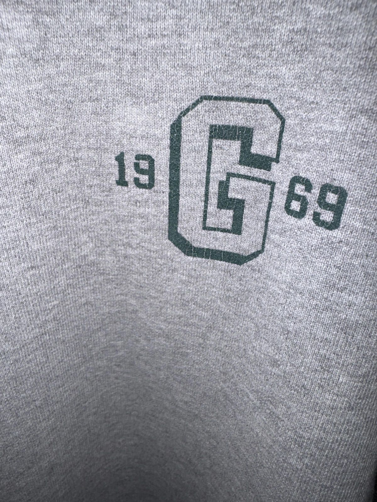 Gap Vintage 2000's Gray GAP "1969" Hoodie Size US M / EU 48-50 / 2 - 2 Thumbnail
