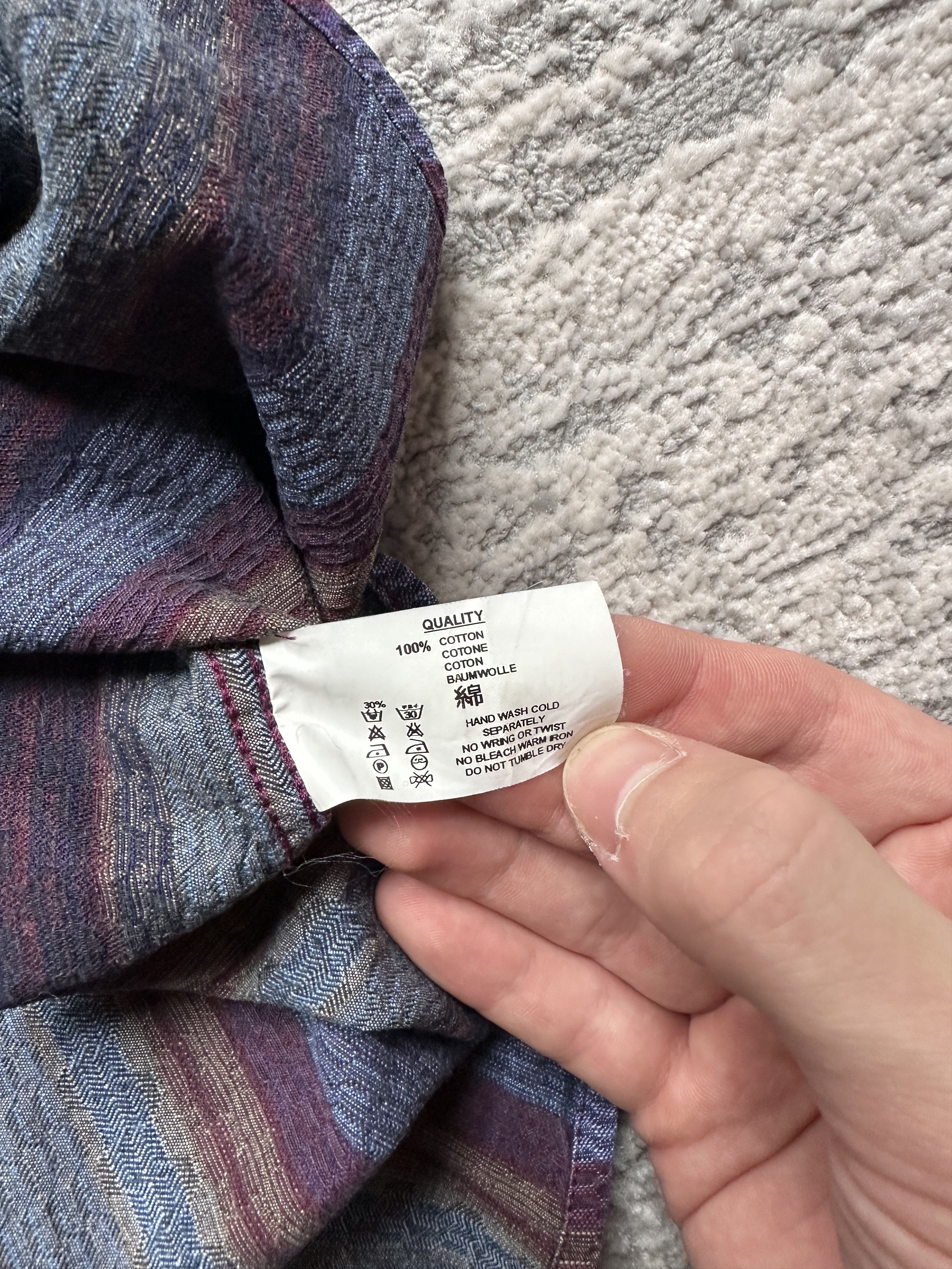 Missoni Missoni vintage shirt Size US L / EU 52-54 / 3 - 7 Thumbnail