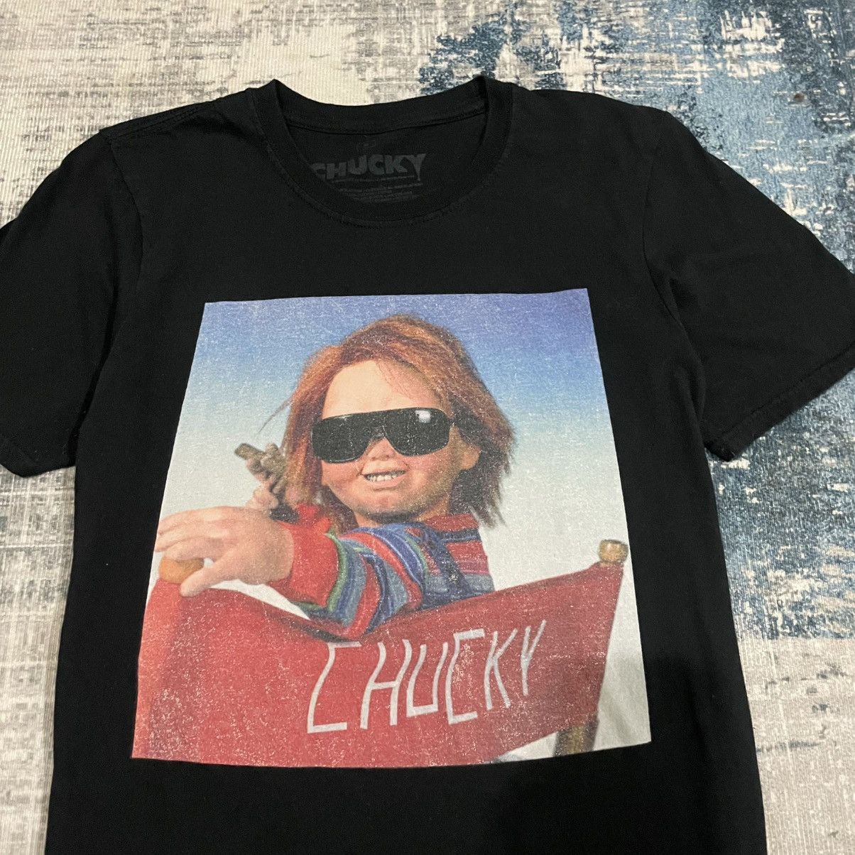Vintage Chucky Movie Graphic T-shirt Men Black Short Sleeve Size US S / EU 44-46 / 1 - 2 Thumbnail