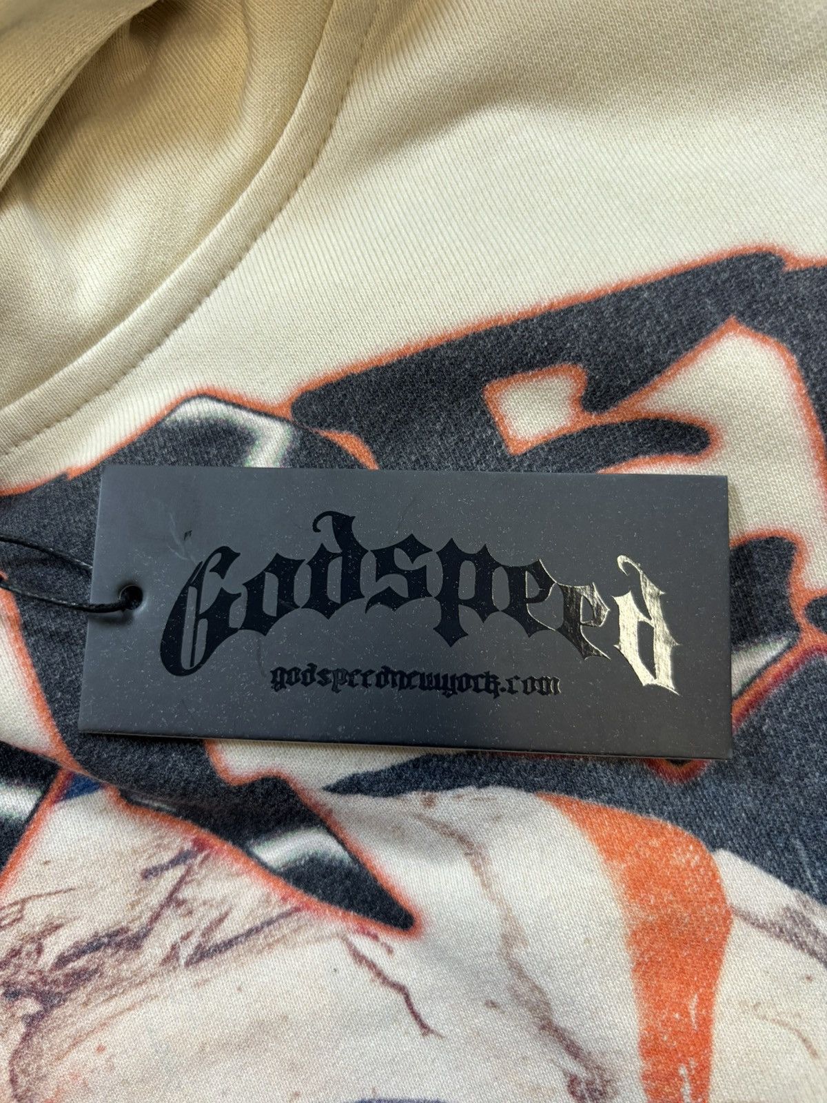 Godspeed Godspeed Racer Goldie Hoodie, Bone Size US XXL / EU 58 / 5 - 8 Thumbnail
