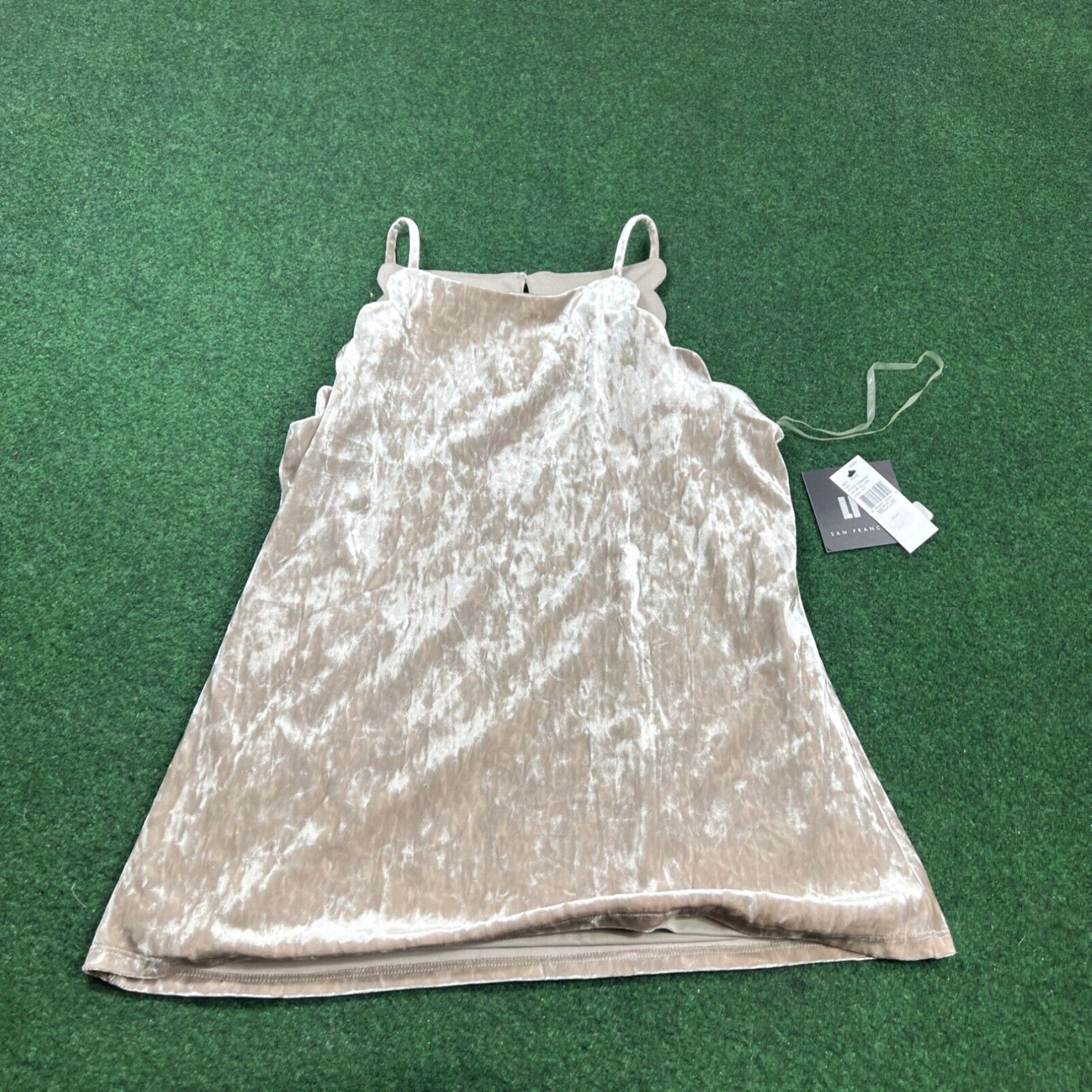 Vintage I.N. San Francisco Tank Top Medium Silver Boho Neck New W Tags Size M / US 6-8 / IT 42-44 - 1 Thumbnail