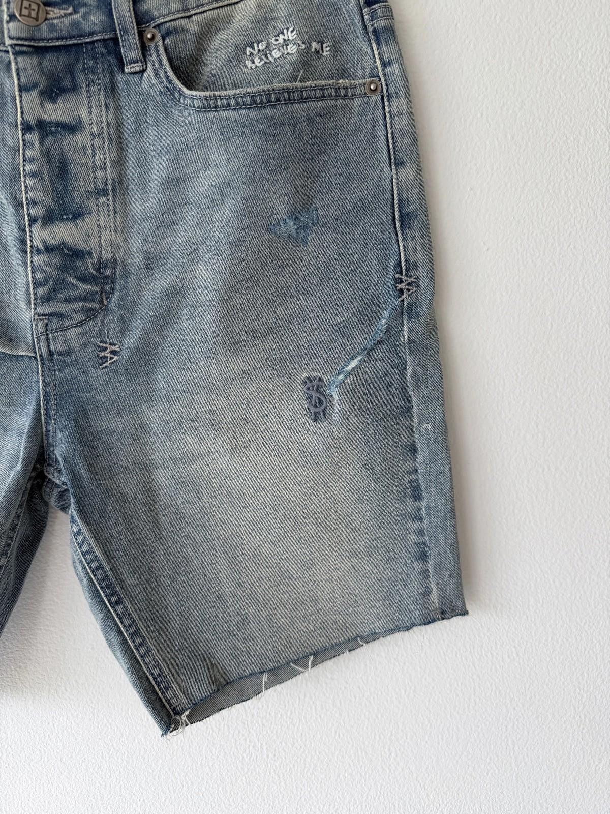 Ksubi new Ksubi mens denim shorts chopper authentik blue 32 Size US 32 / EU 48 - 4 Thumbnail