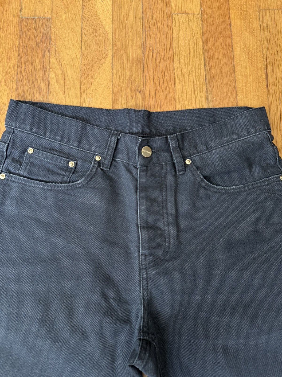 Carhartt Wip Carhartt WIP Newel Pant 30x27 - ‘Soot’ Aged Canvas Size US 30 / EU 46 - 2 Thumbnail