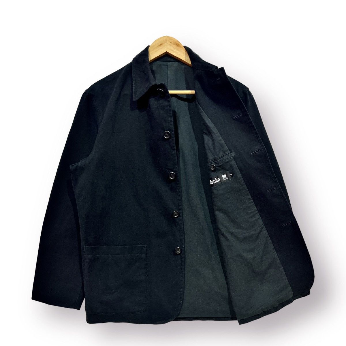 Issey Miyake 🔥 ISSEY MIYAKE DENIM iM D.CANVAS CHORE JACKET - M Size US M / EU 48-50 / 2 - 7 Thumbnail