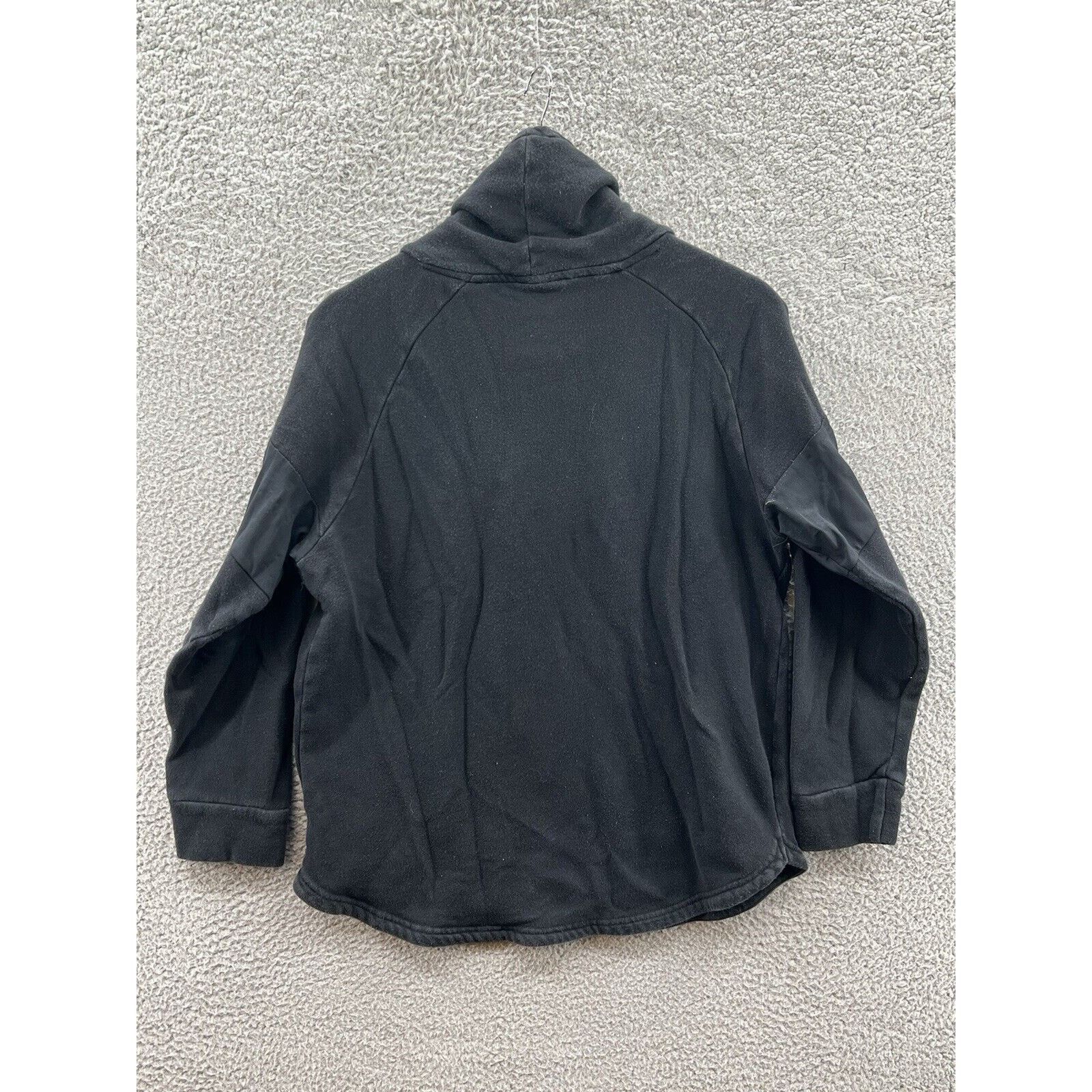 Gymshark Gymshark Black Slouch Mesh Cowl Neck Sweatshirt Size Medium Size M / US 6-8 / IT 42-44 - 2 Thumbnail