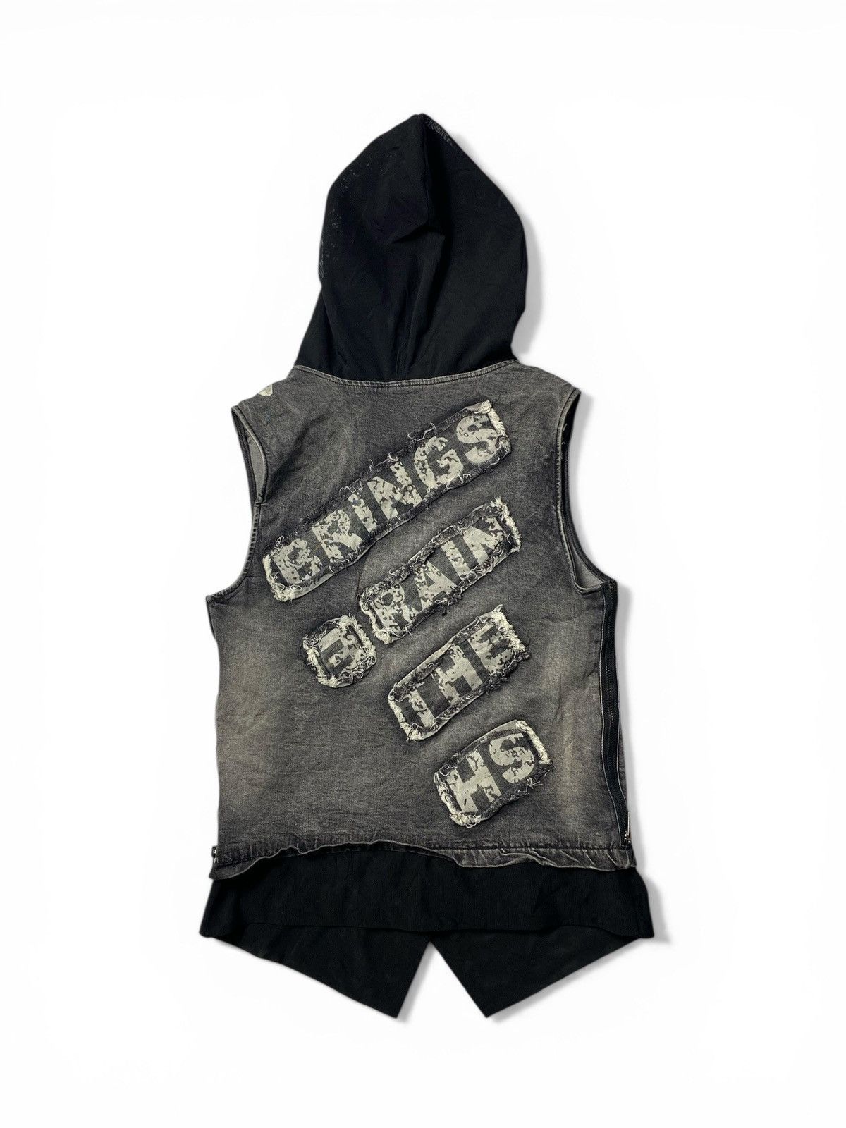 Japanese Brand Japanese Style Denim Vest Hoodie Size US M / EU 48-50 / 2 - 6 Thumbnail