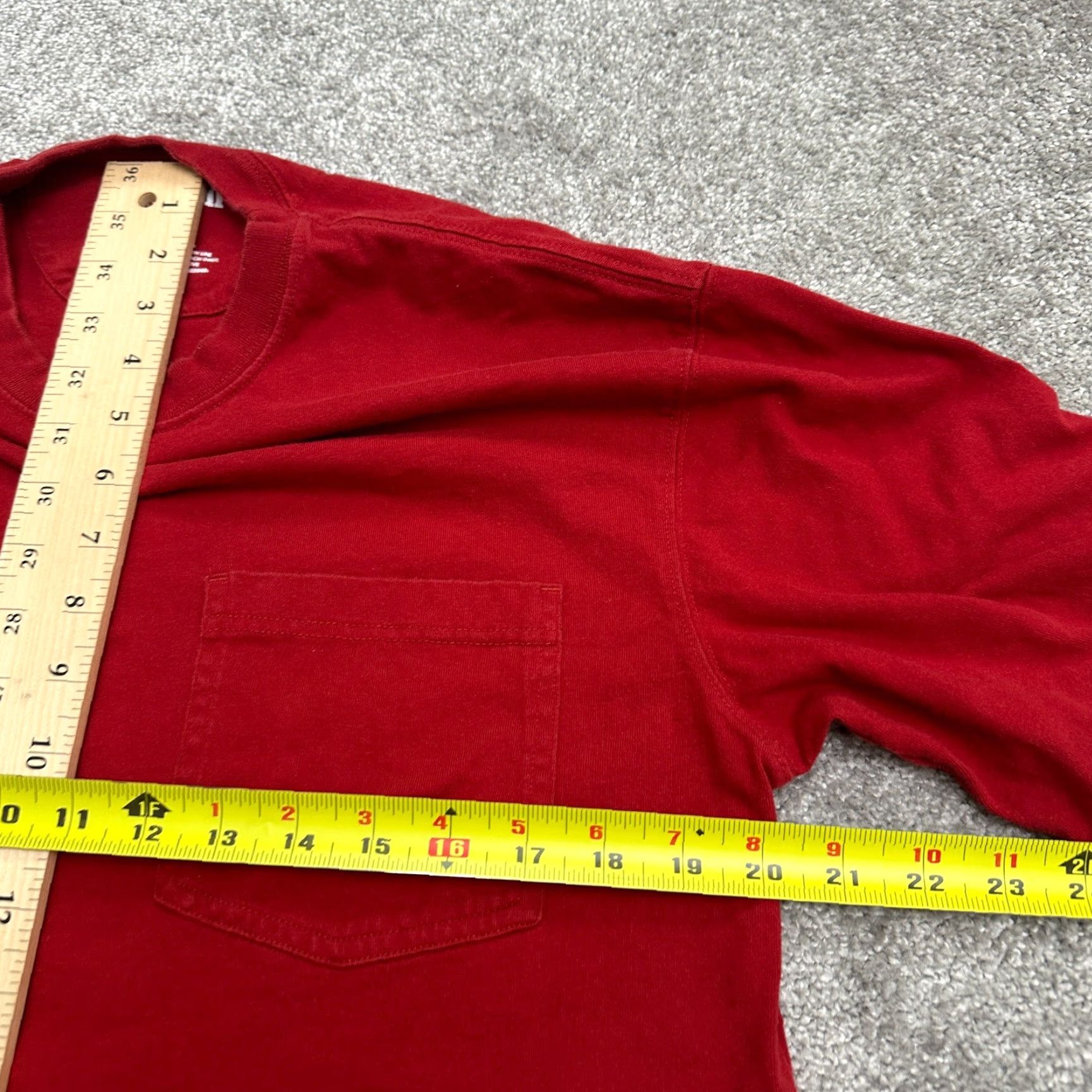 Vintage Duluth Cotton Crew Neck T-Shirt Mens Small Red Short Sleeve Pocket Tee Outdoor Classic Size US S / EU 44-46 / 1 - 6 Thumbnail