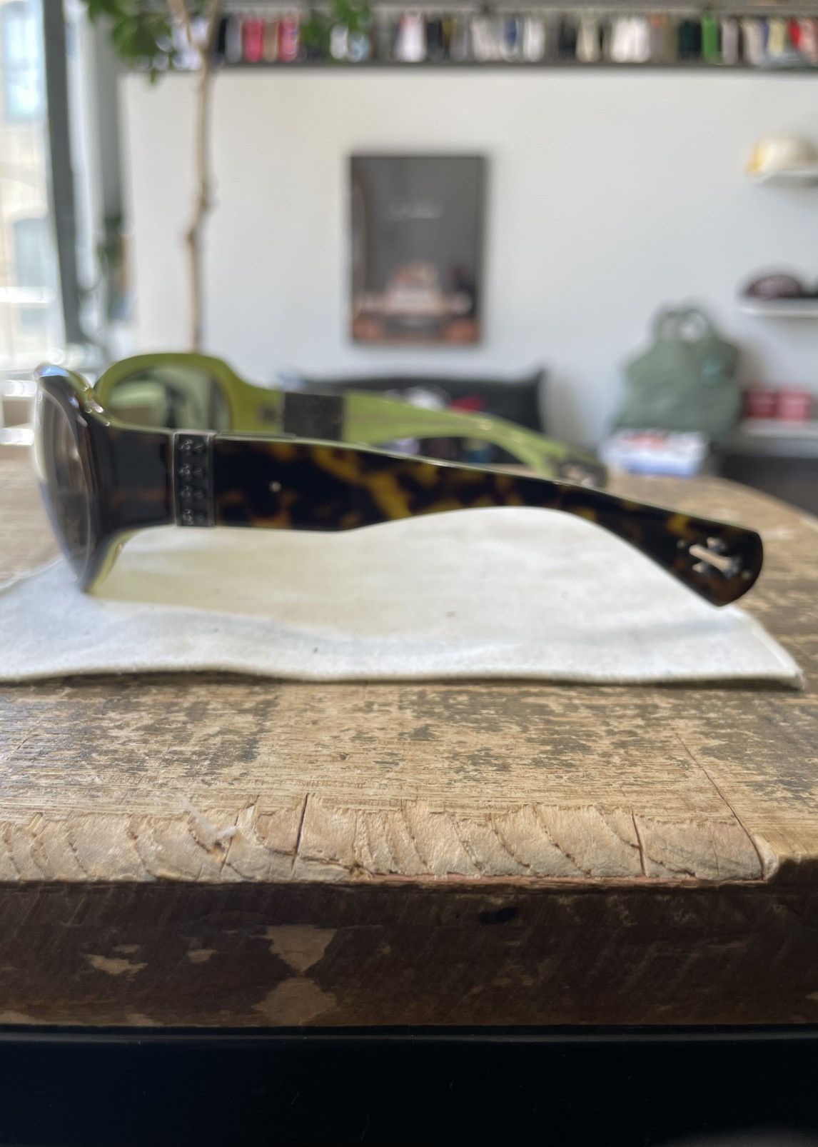 Chrome Hearts Chrome Hearts CREAM Sunglasses Vintage Size ONE SIZE - 6 Thumbnail