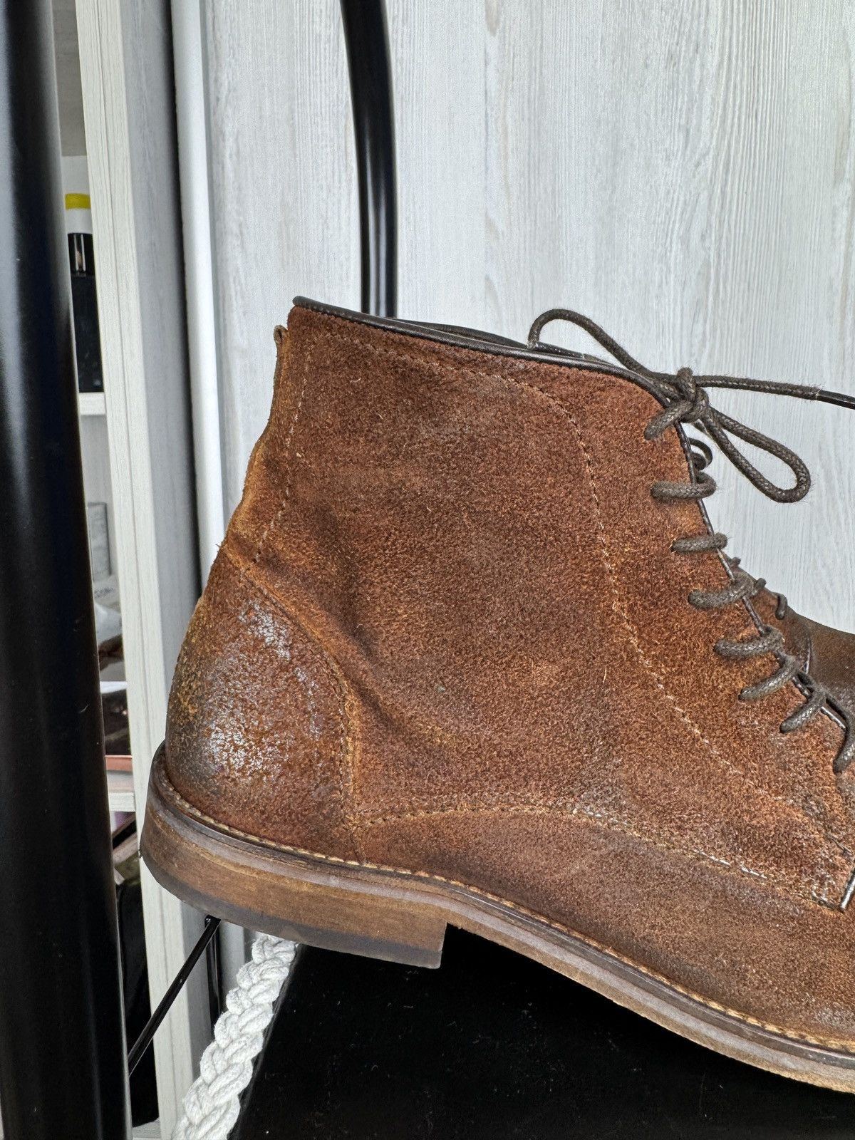 H By Hudson Hudson Dip Dye brown lace up smyth boots Size US 12 / EU 45 - 2 Thumbnail