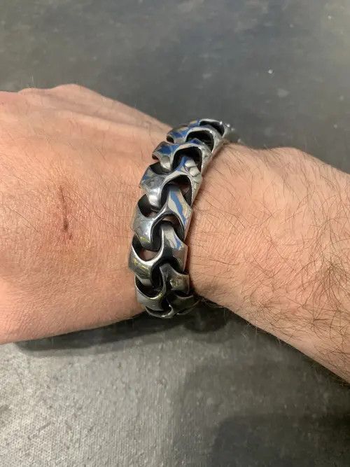 VIBE Dragon Shape Bracelet Silver Boho Punk Gothic Rock Size ONE SIZE - 1 Thumbnail