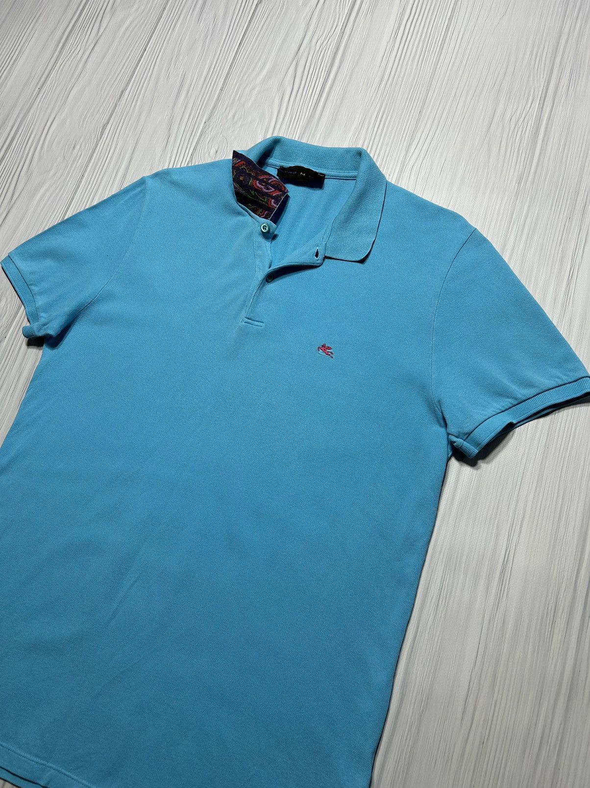 Etro Etro Italy Polo Luxury T-shirt Size M Size US M / EU 48-50 / 2 - 2 Thumbnail