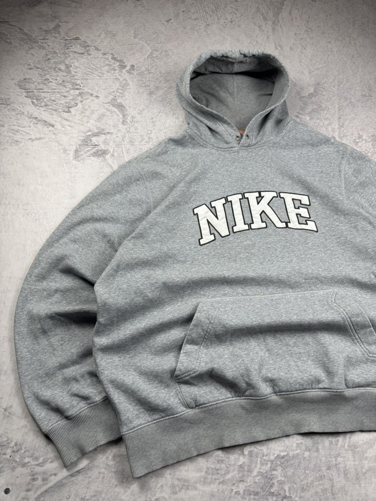 Nike × Vintage NIKE VINTAGE CENTER LOGO OVERSIZE BOXY HOODIE Size US XL / EU 56 / 4 - 2 Thumbnail