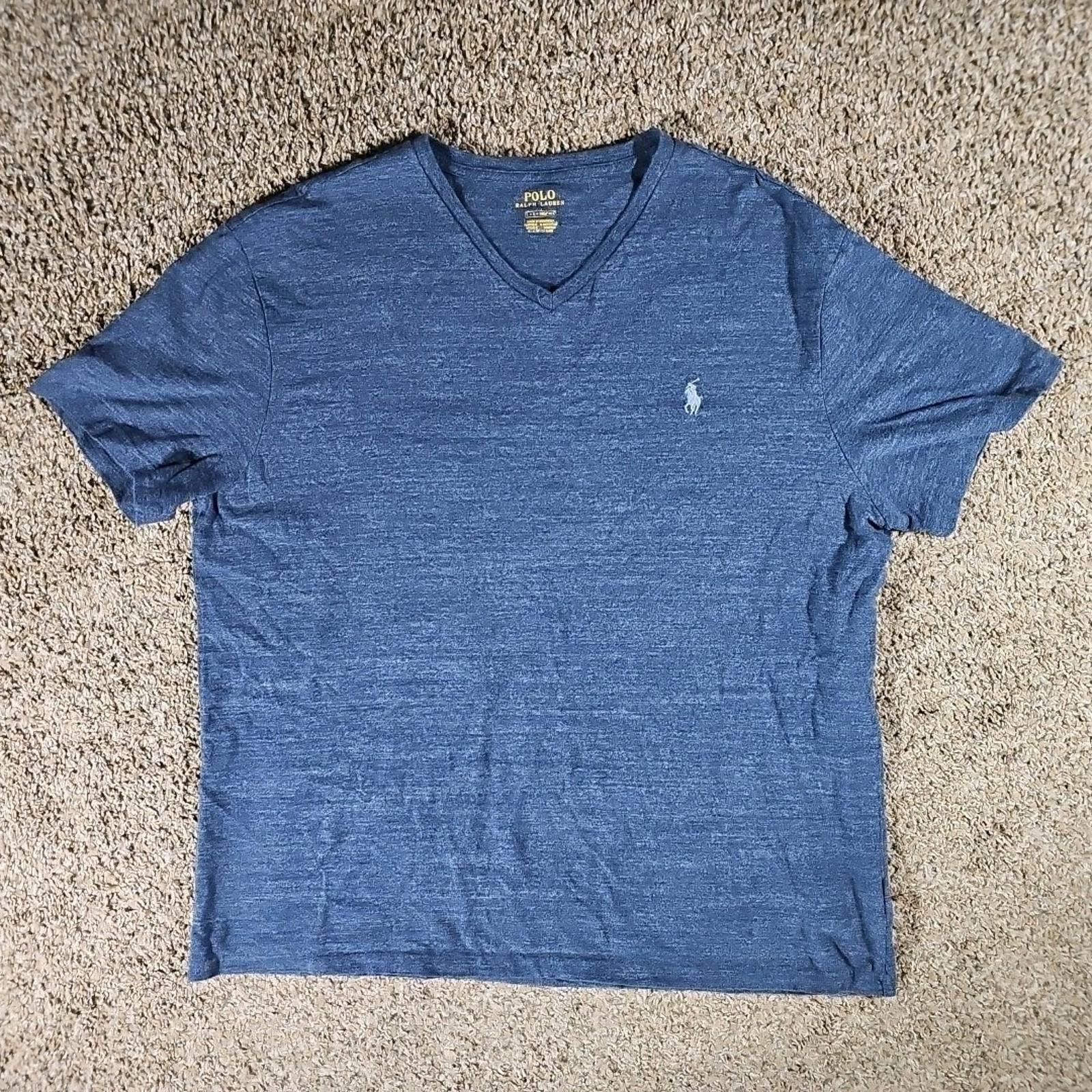 Polo Ralph Lauren Polo Ralph Lauren Large Blue Vneck Size US L / EU 52-54 / 3 - 1 Thumbnail