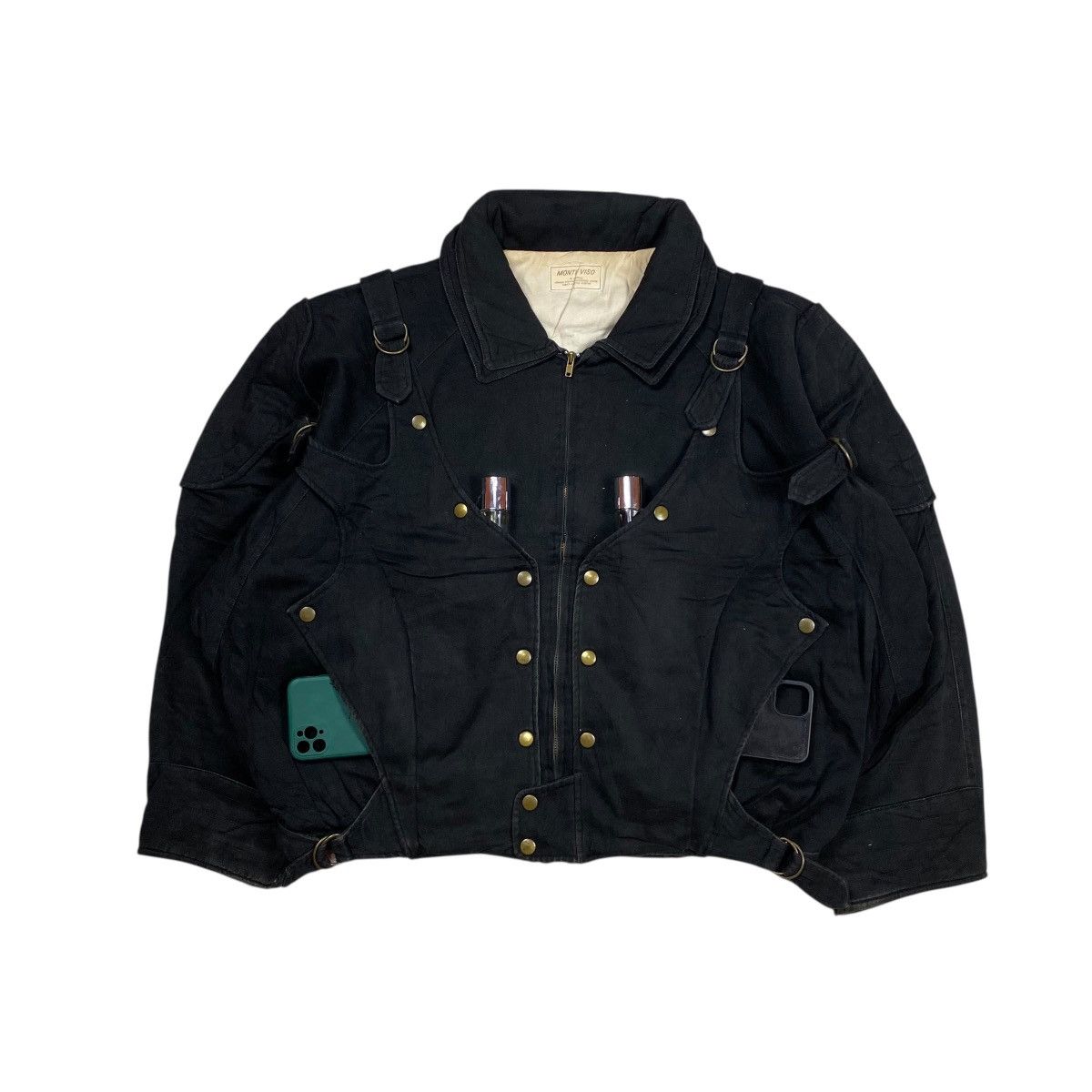 Issey Miyake × Japanese Brand Vintage Monte Viso Utility Hunting Work Jacket Size US L / EU 52-54 / 3 - 2 Thumbnail