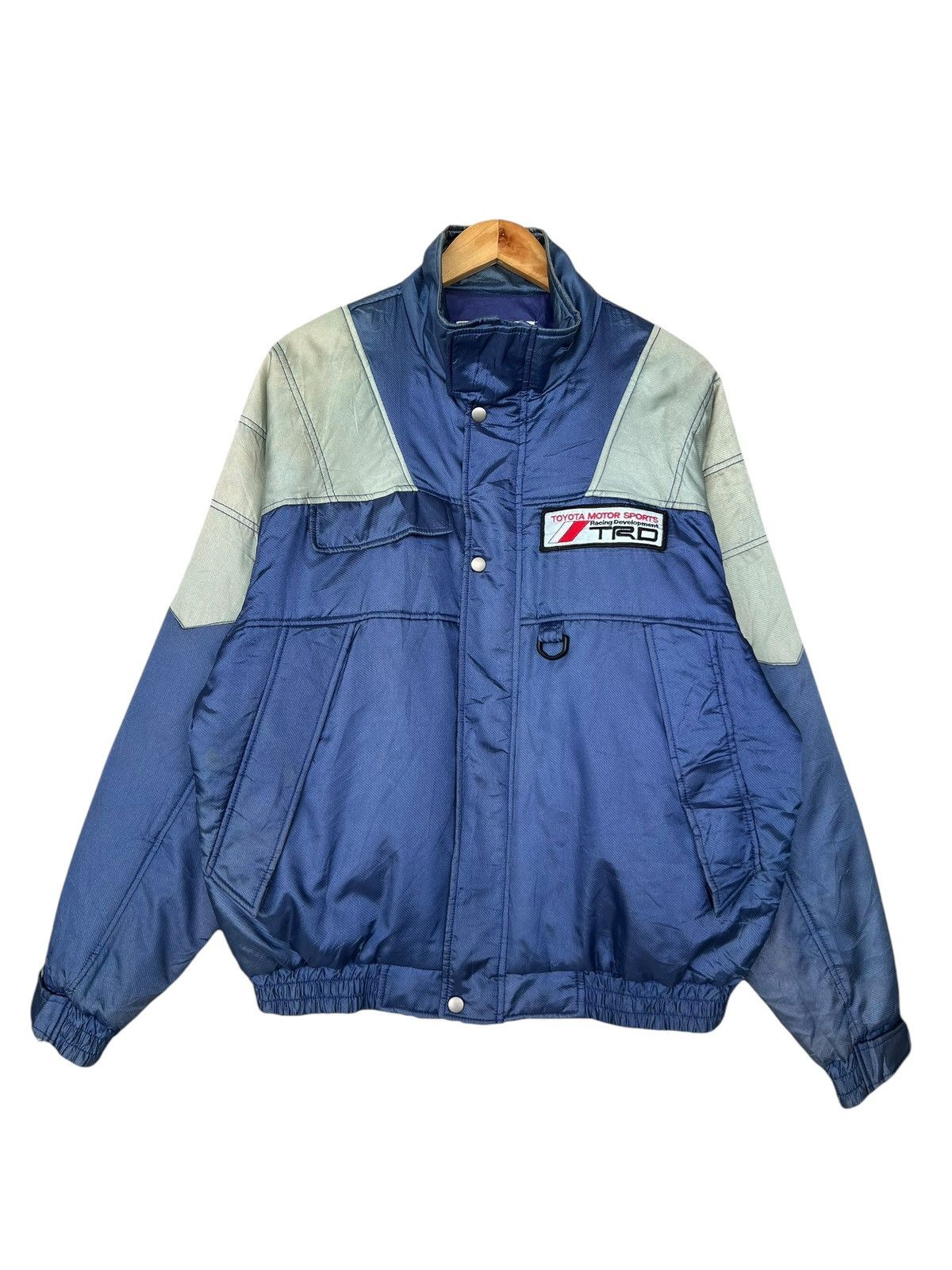 Vintage Vintage Toyota TRD Spellout Embroidered Bomber Jacket Size US L / EU 52-54 / 3 - 2 Thumbnail