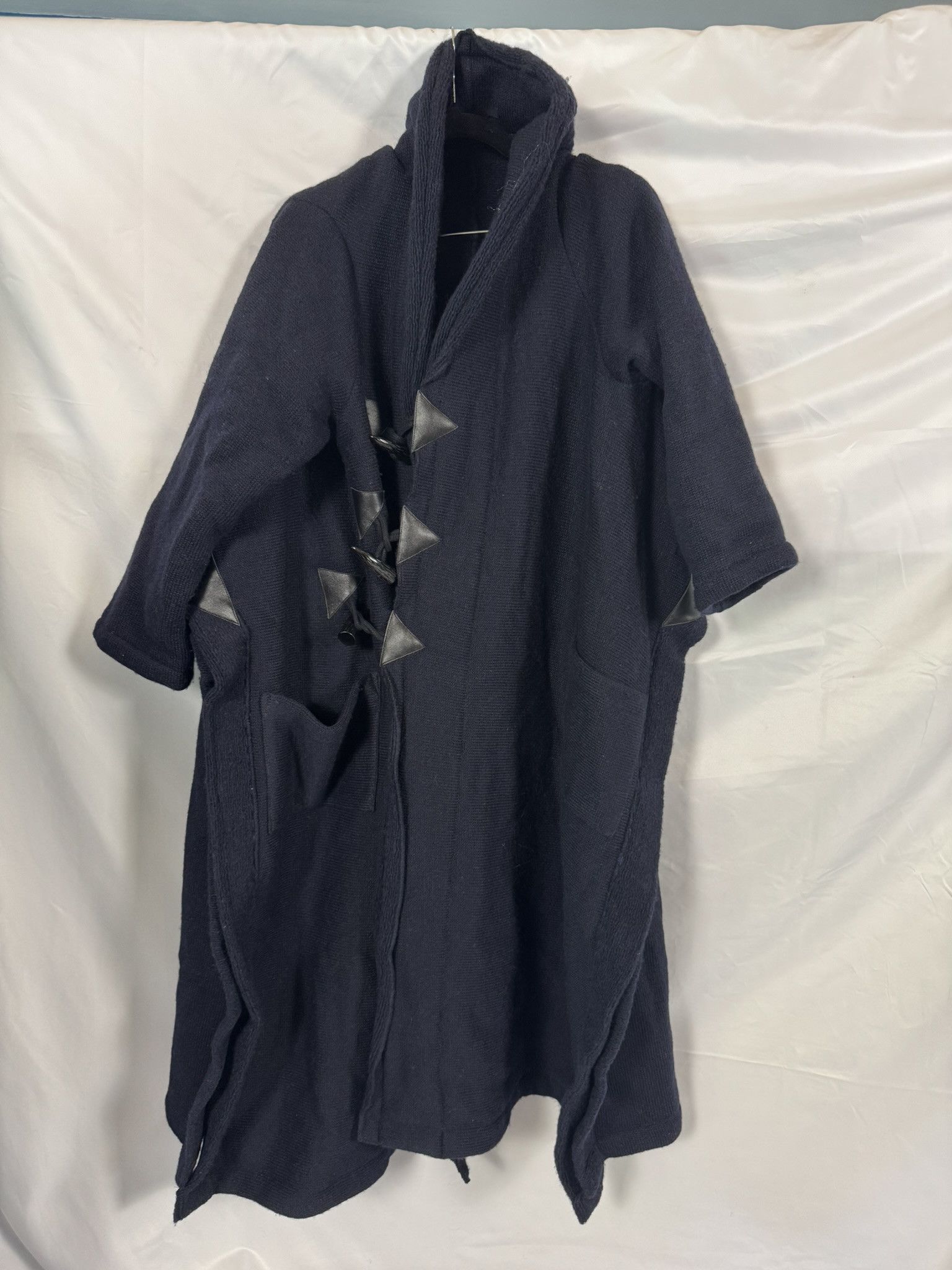 Limi Feu LIMI feu by Yohji Yamamoto Navy Wool Oversized Size ONE SIZE - 1 Thumbnail
