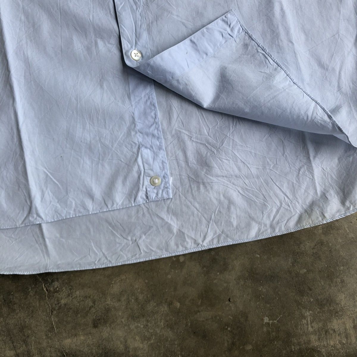 Dior 1990s Christian Dior Monsieur Signature Shirt Blue Luxury Size US XL / EU 56 / 4 - 7 Thumbnail