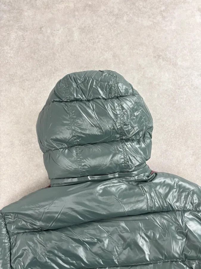 Vintage Massimo Rebecchi Green & Bordeaux Extra Hooded Puffer Jacket Size US M / EU 48-50 / 2 - 6 Thumbnail