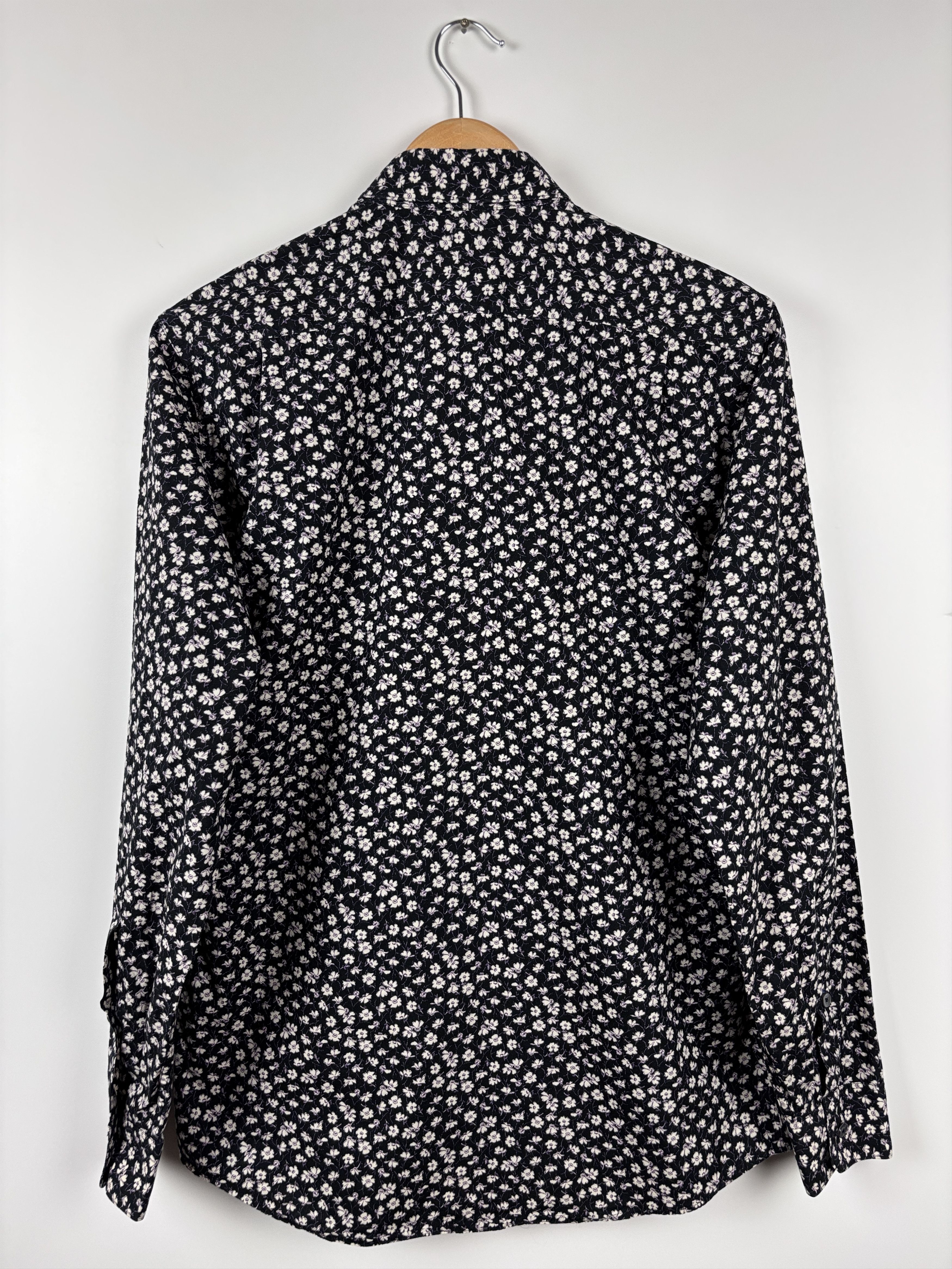 Paul Smith Paul Smith The Byard Floral Flower Shirt Black Size 15/38 Size US M / EU 48-50 / 2 - 4 Thumbnail