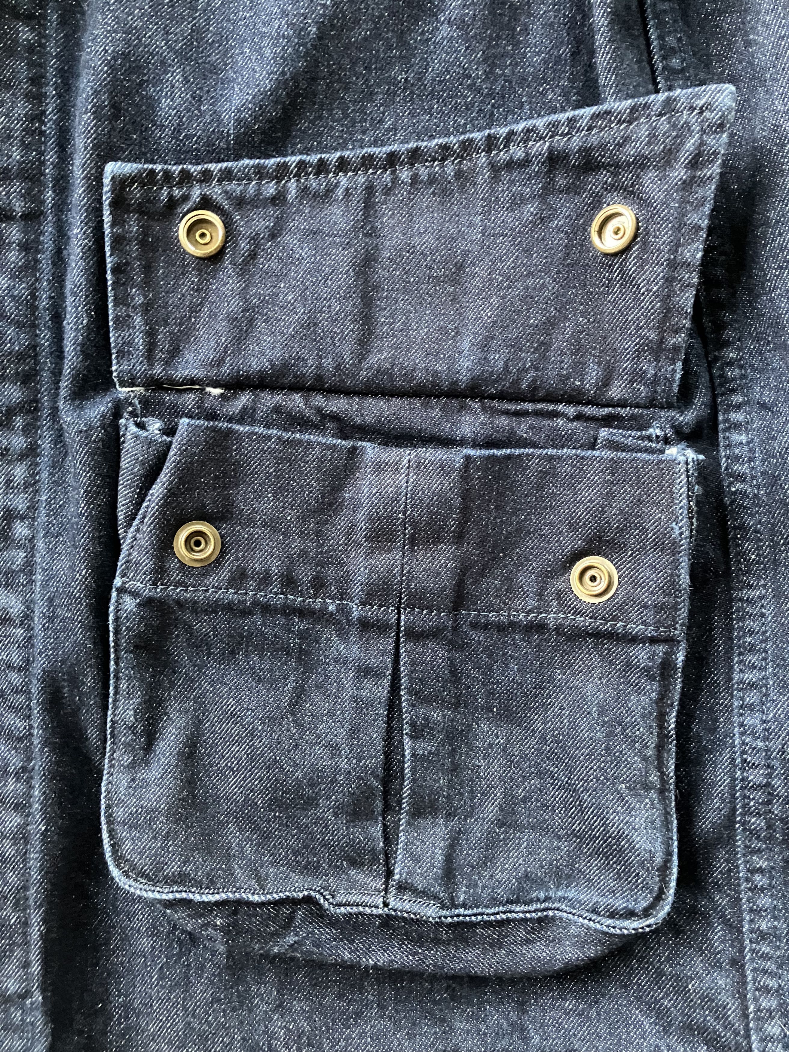Momotaro Jeans Jungle Fatigue Denim Jacket Size US L / EU 52-54 / 3 - 5 Thumbnail