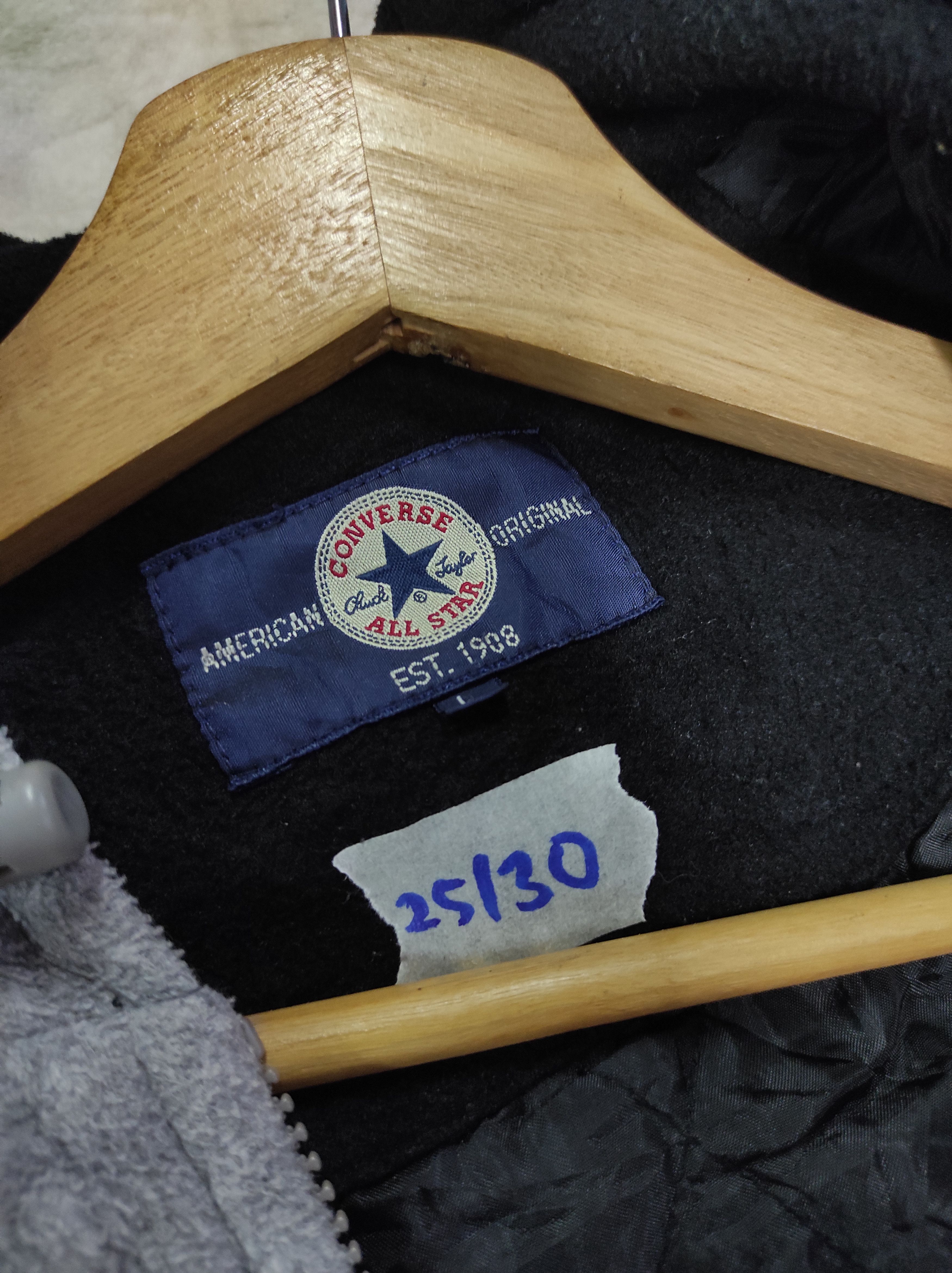 Converse × Vintage DISTRESSED CONVERSE ALL STAR VTG JACKET HOODED Size US L / EU 52-54 / 3 - 8 Thumbnail