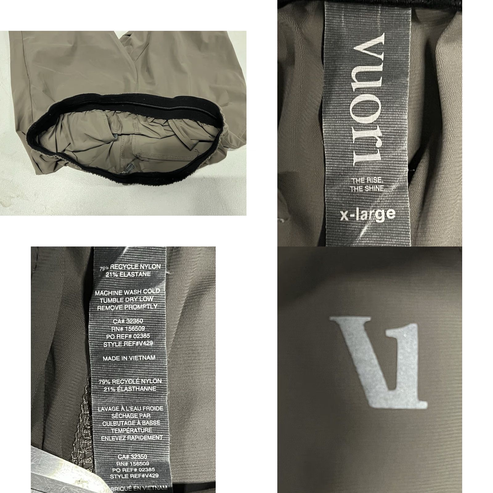 Vuori Vuori Pants Mens XL Brown Jogger Elastic Waist Performance Stretch See All pics Size US 36 / EU 52 - 8 Thumbnail