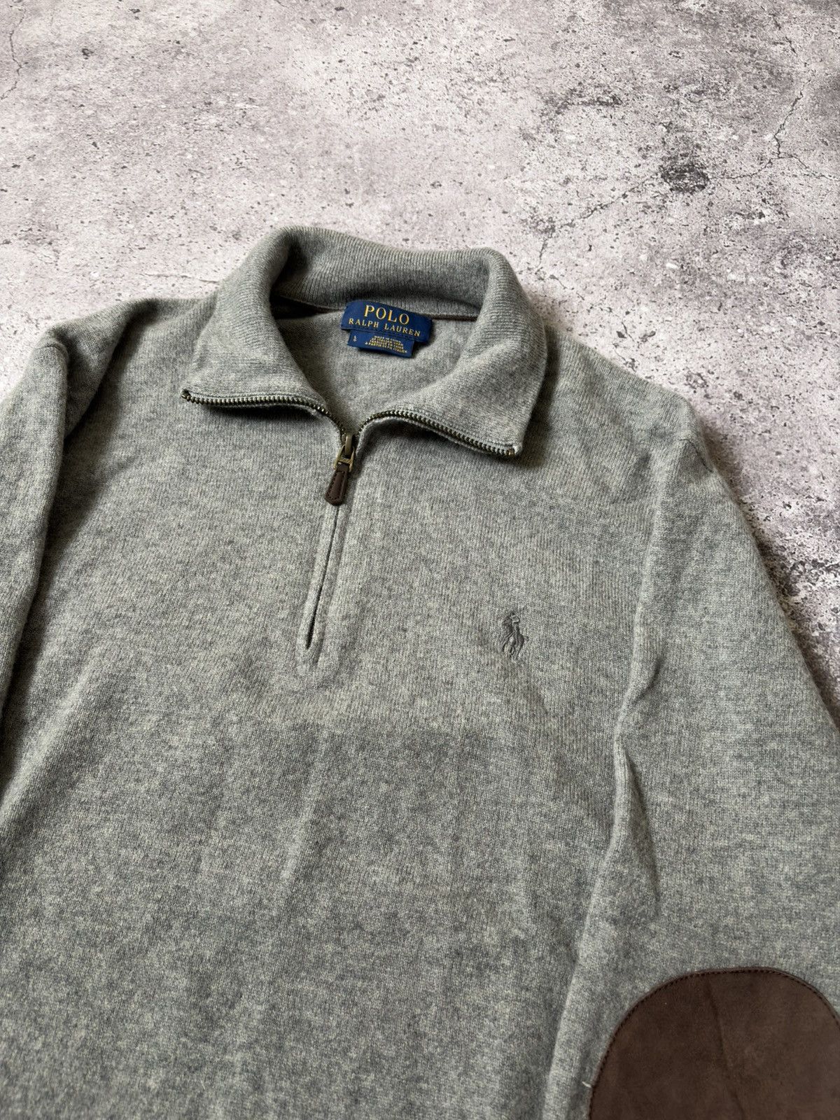 Polo Ralph Lauren Vintage Polo Ralph Lauren Half Zip Sweater Size US M / EU 48-50 / 2 - 2 Thumbnail