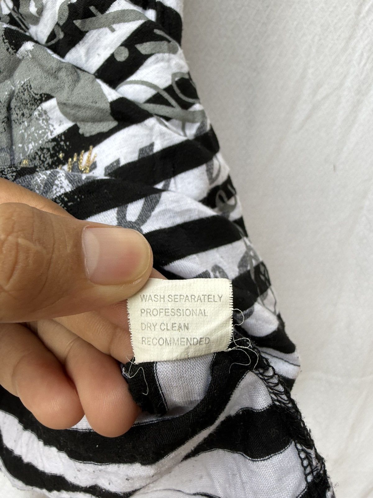 Hysteric Glamour M&D Striped Japanese Style Poem Shirt Size US L / EU 52-54 / 3 - 9 Thumbnail