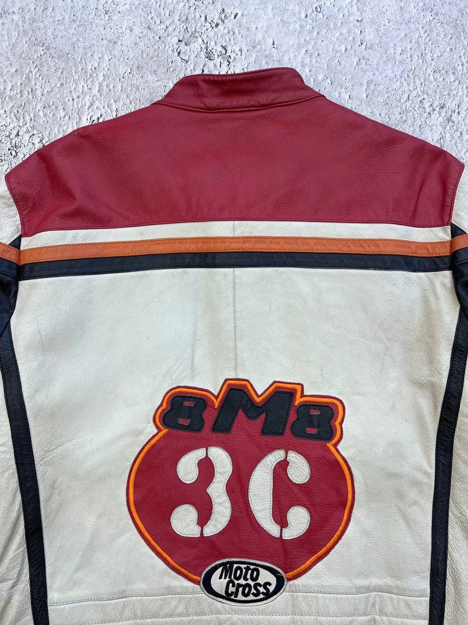 Vintage Vintage Y2K Racing Moto Leather Jacket Size US M / EU 48-50 / 2 - 14 Thumbnail