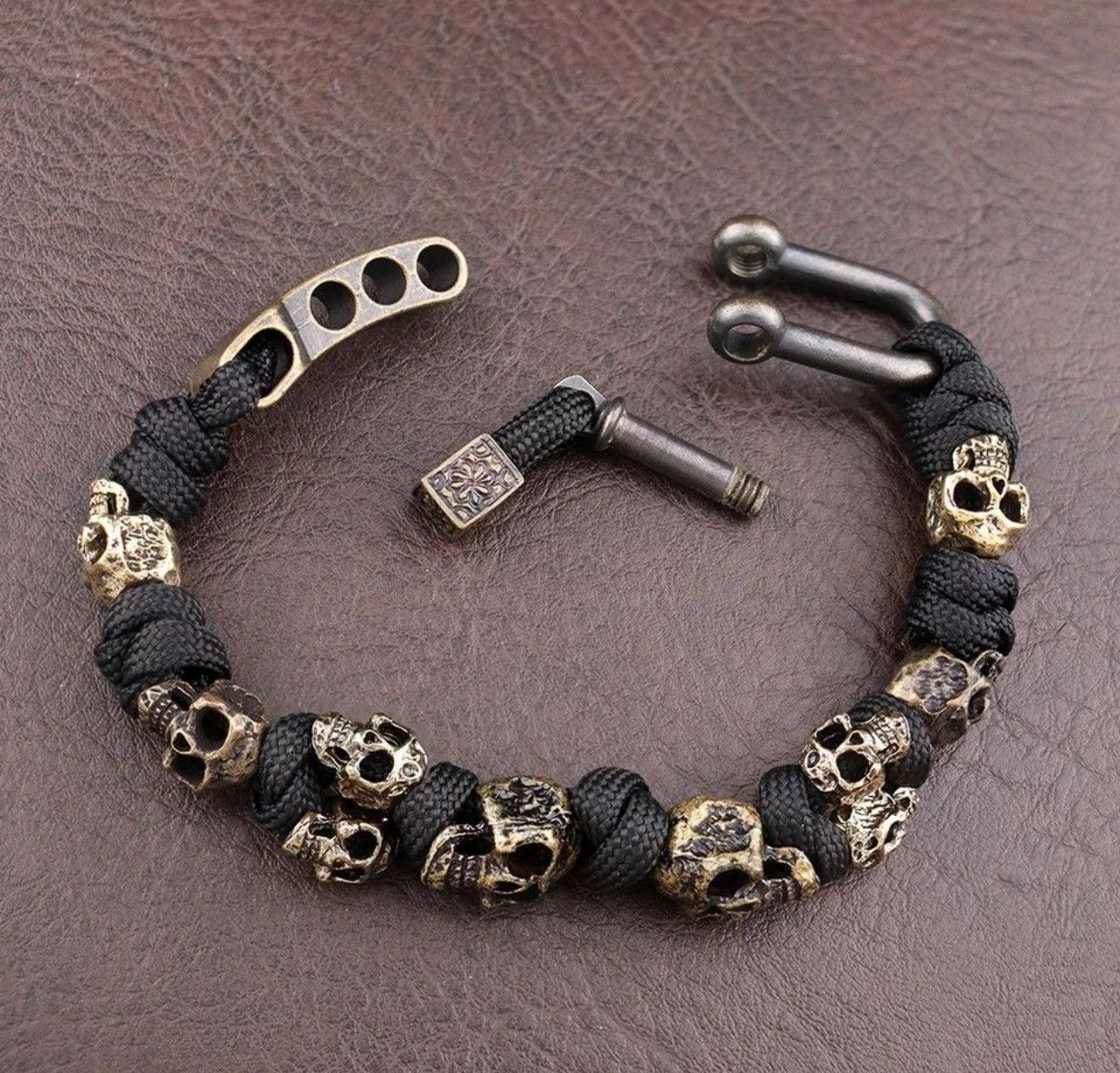 Japanese Brand × Jewelry Gothic Punk Skull Skeleton Bracelets Size ONE SIZE - 3 Thumbnail