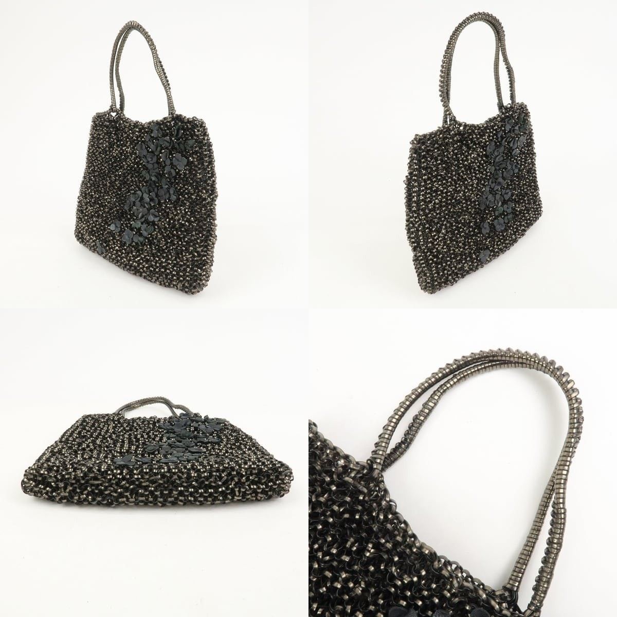 ANTEPRIMA Anteprima Wire Bag PVC Leather Tote Black Size ONE SIZE - 3 Thumbnail