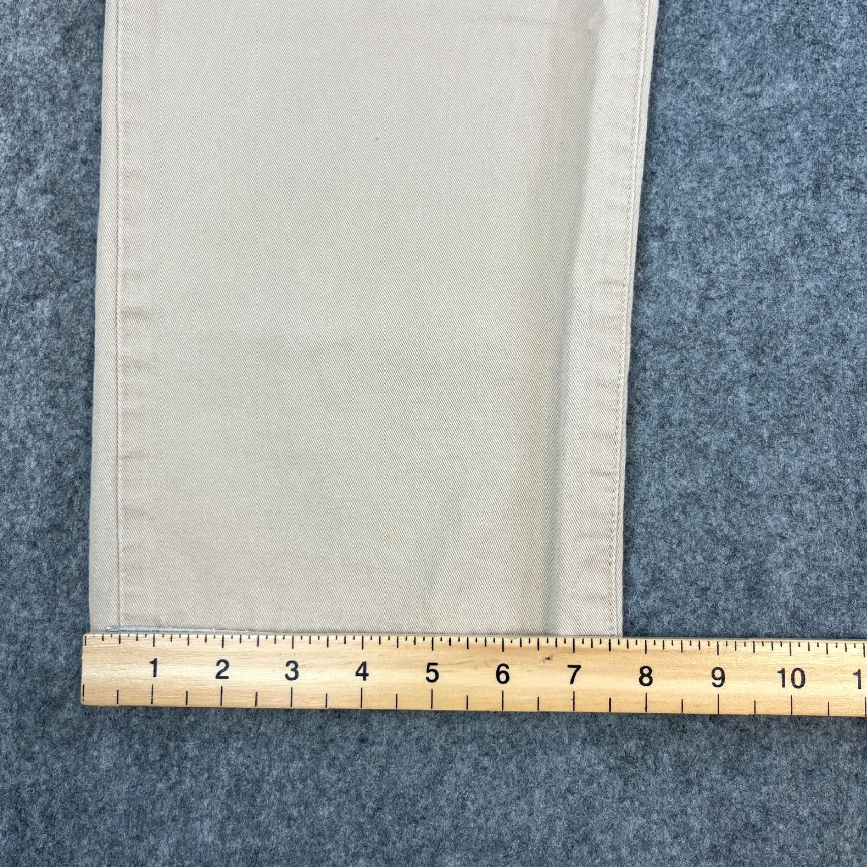 Armani VINTAGE ARMANI Chino Trousers Pants 32 Regular Beige Cotton 5-Pocket Straight Mens Jeans Size US 32 / EU 48 - 3 Thumbnail