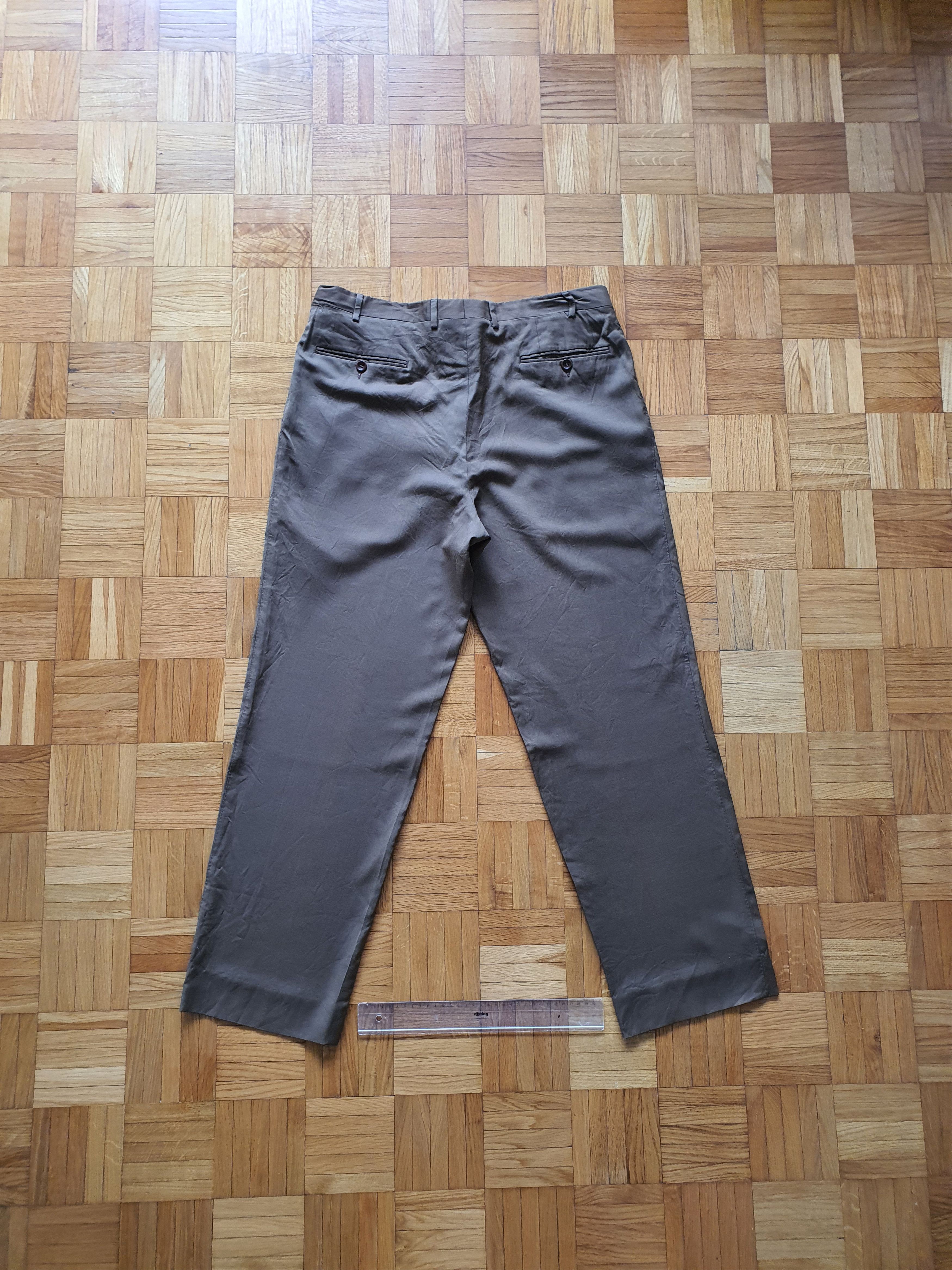 Canali Vintage Pants Trousers - Light, Pleated - Sz EU IT 52, W36 Size 36S - 2 Thumbnail