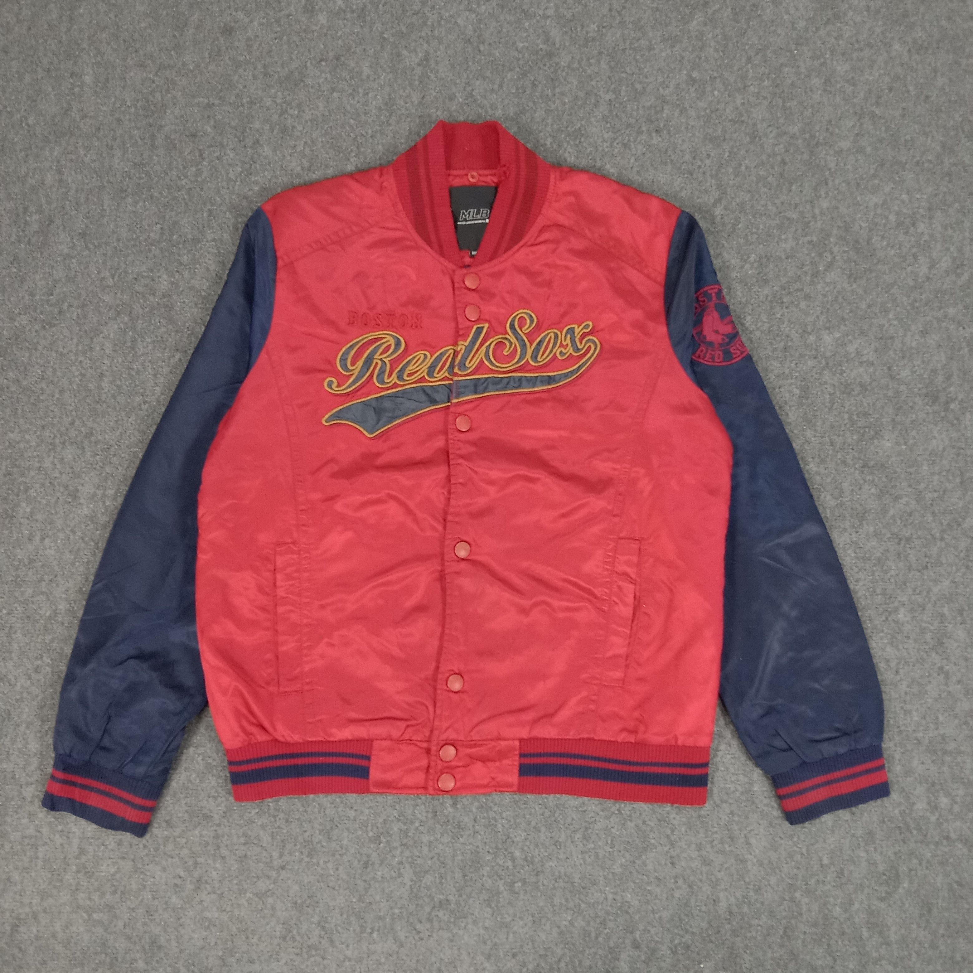 MLB × Vintage Boston Red Sox MLB American Baseball Team Jacket Size US L / EU 52-54 / 3 - 1 Thumbnail