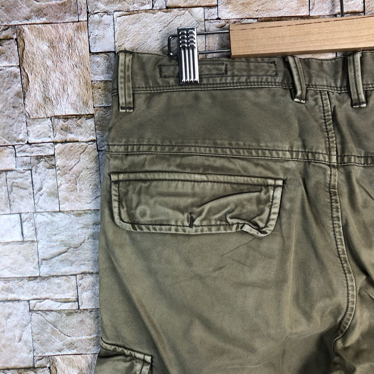 Japanese Brand Back Number Brown Cargo Multipocket Pants #A439 Size US 30 / EU 46 - 20 Thumbnail